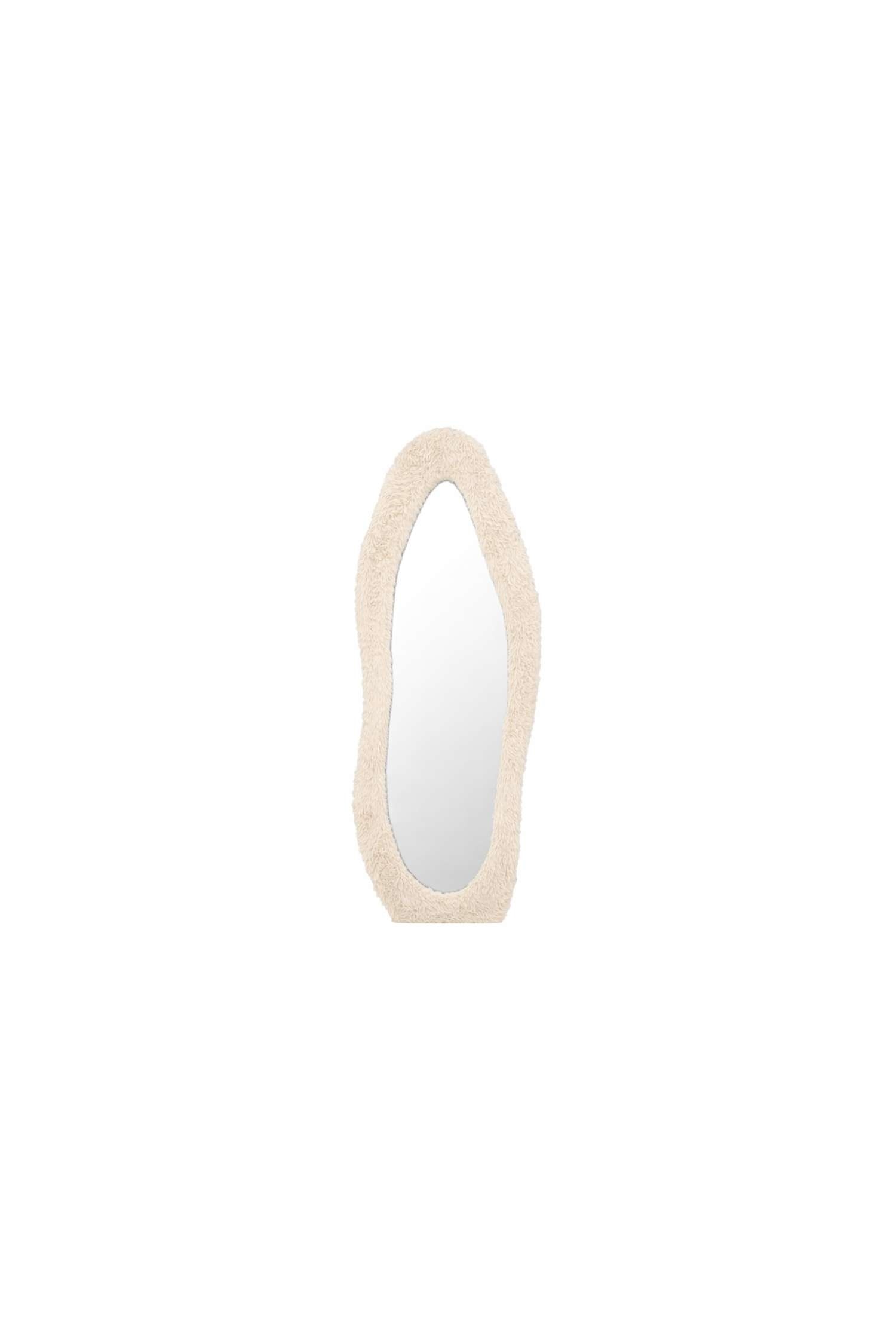Espejo Grande Mirza - Vidrio, Beige
