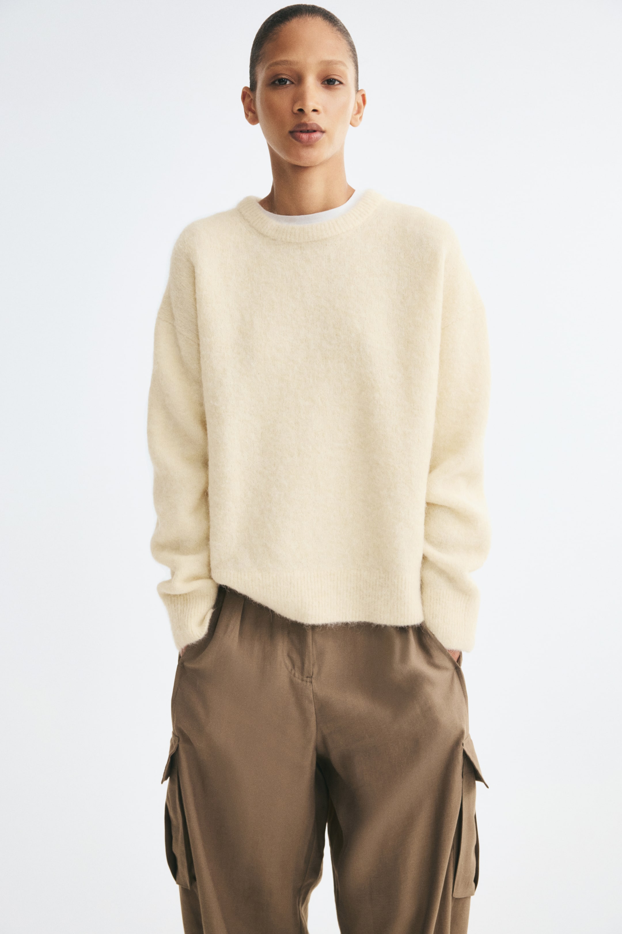 Oversized Alpaca-Blend Sweater