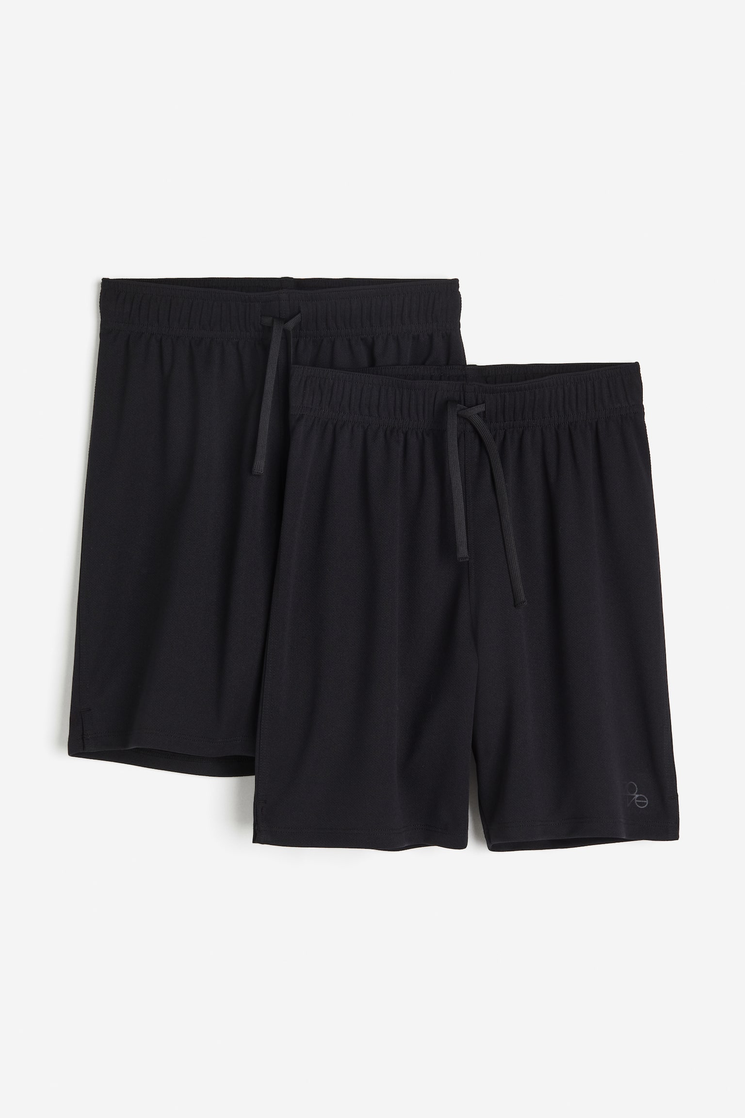 2-pack sports shorts in DryMove™ - Black/Navy blue/Dark grey/Blue/Navy blue - 2