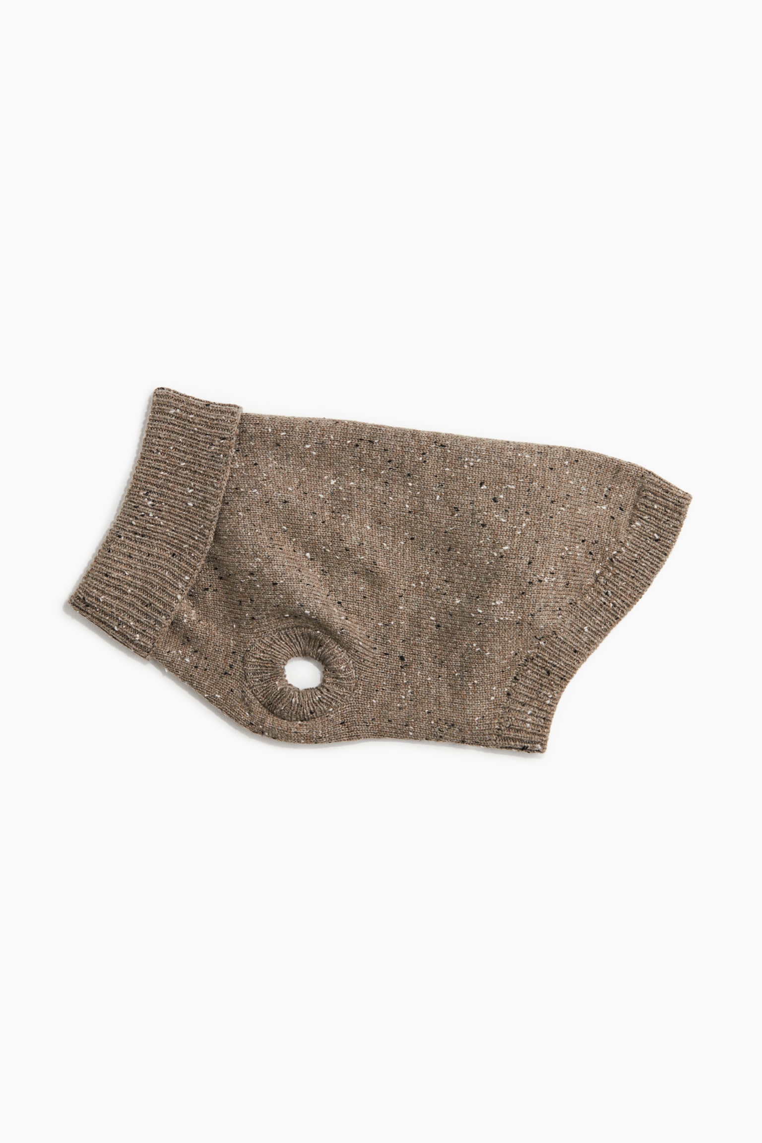 Fine-knit dog jumper - Beige marl/Grey marl/Dark beige marl/Dark brown - 2