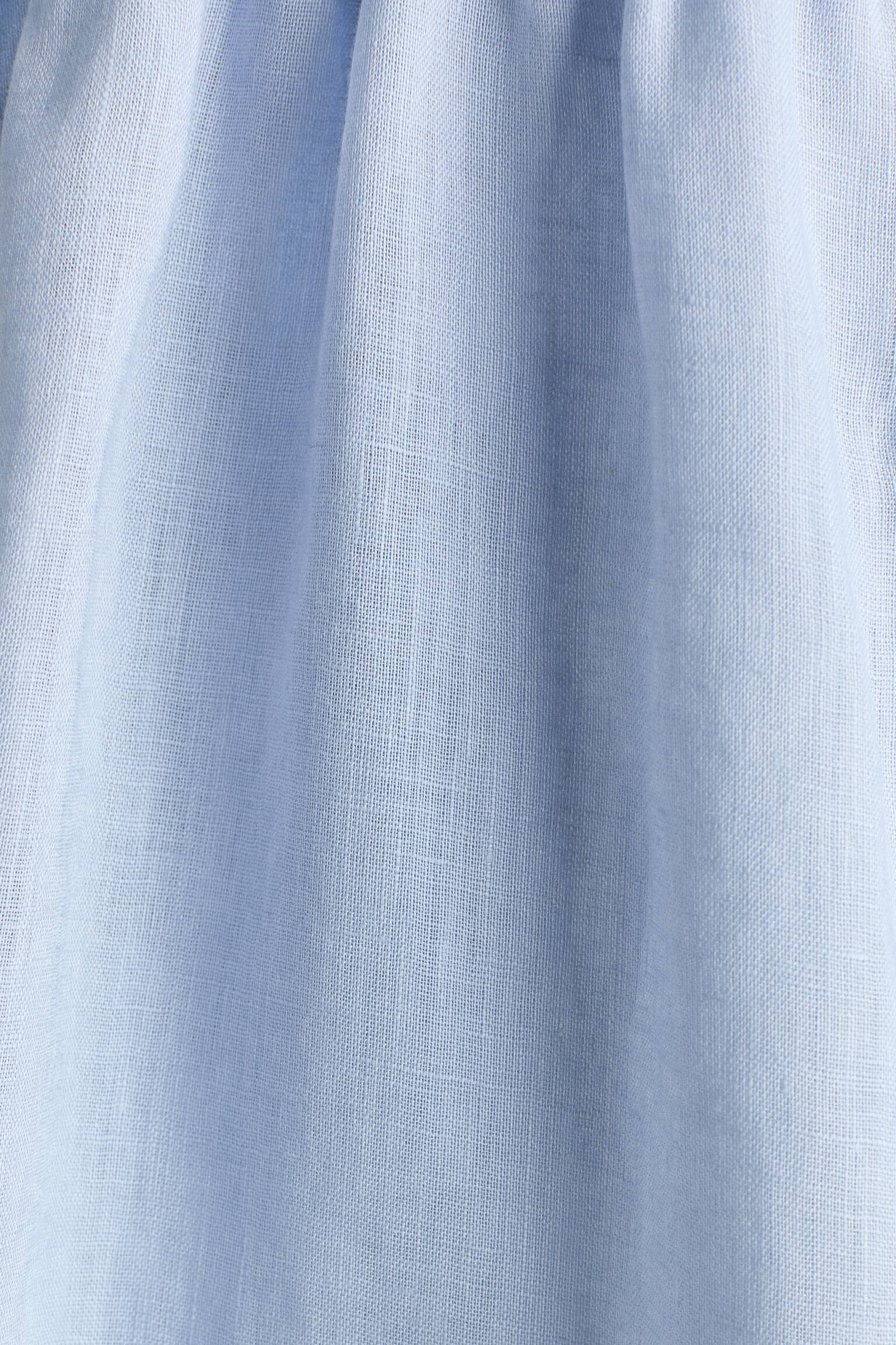 Linen dress - Light blue - 2