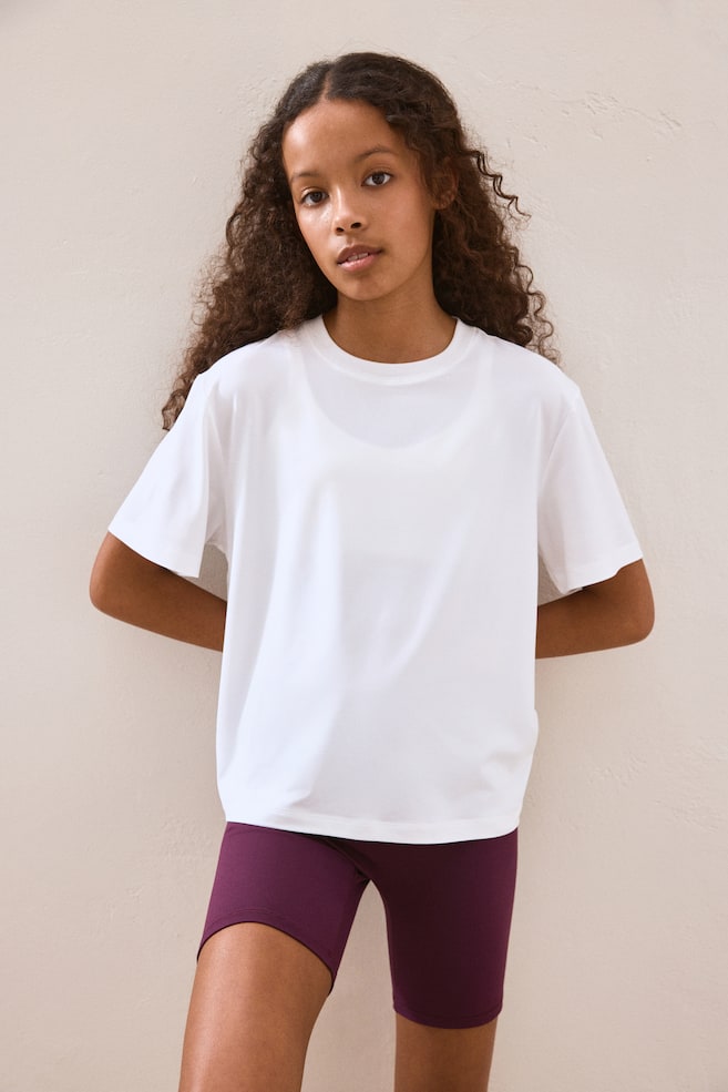 Biking Shorts with SoftMove™-Plum - 4