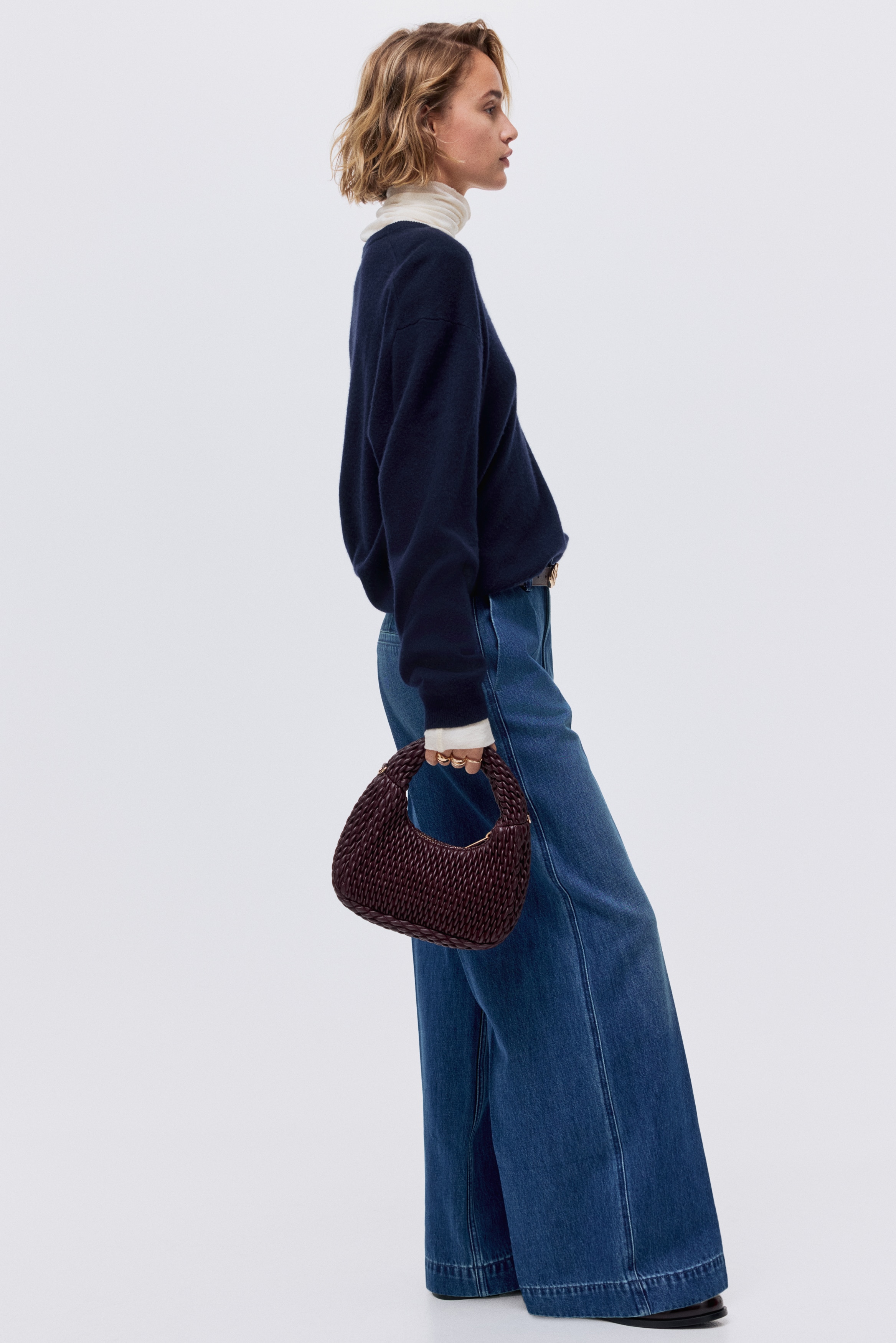 Wide High Jeans