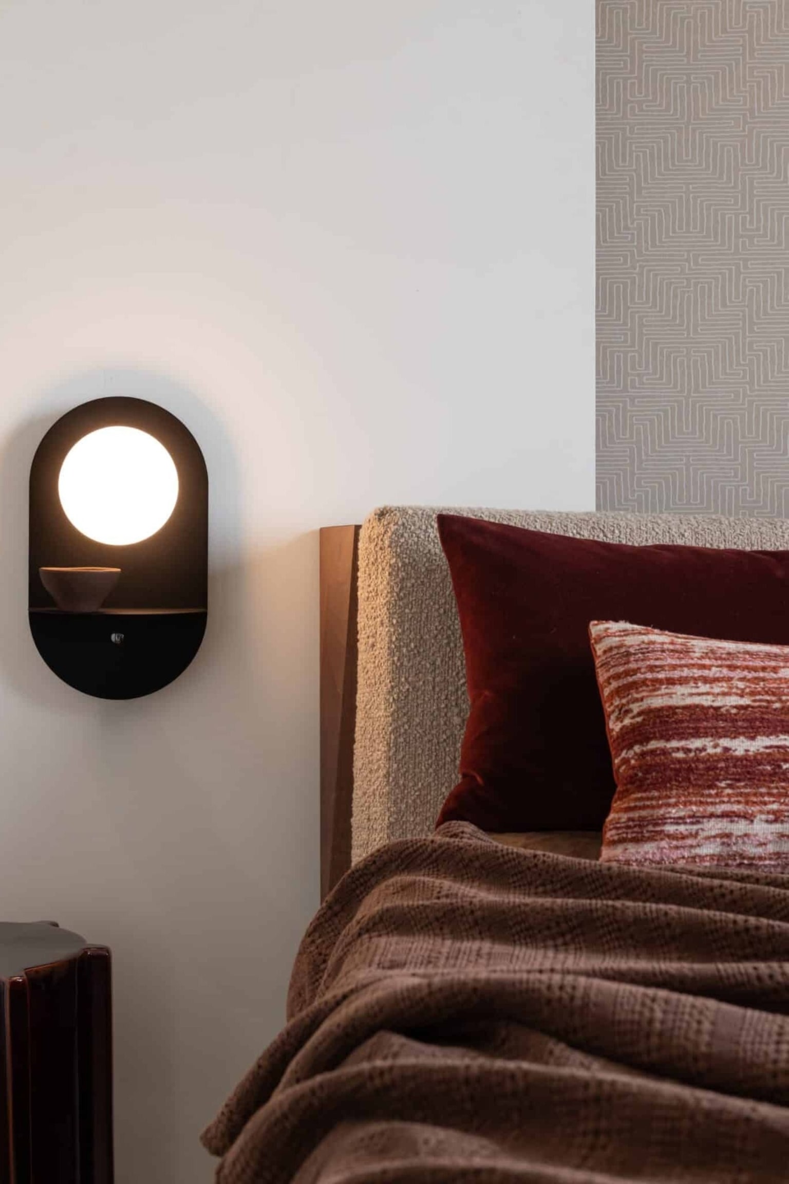 Tokyo Væglampe - Black/Beige - 3