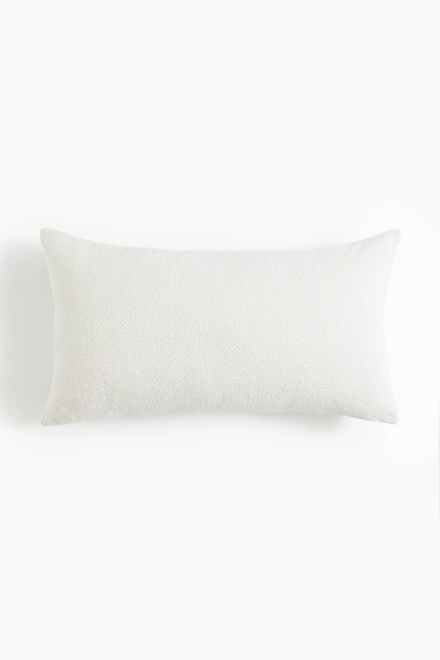 Bouclé cushion cover - White - 1