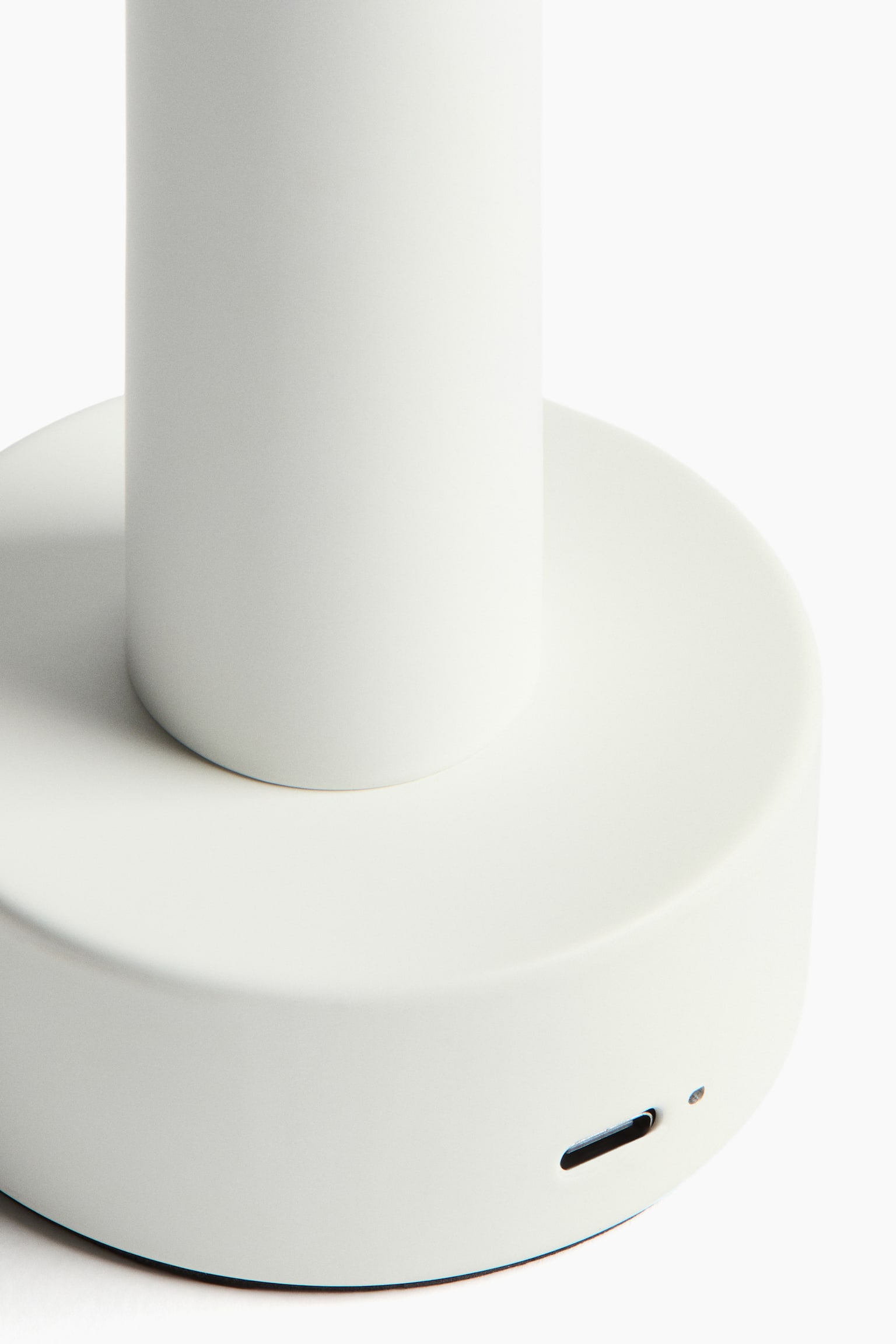 Ladattava pöytävalaisin - Beige/Valkoinen - 5