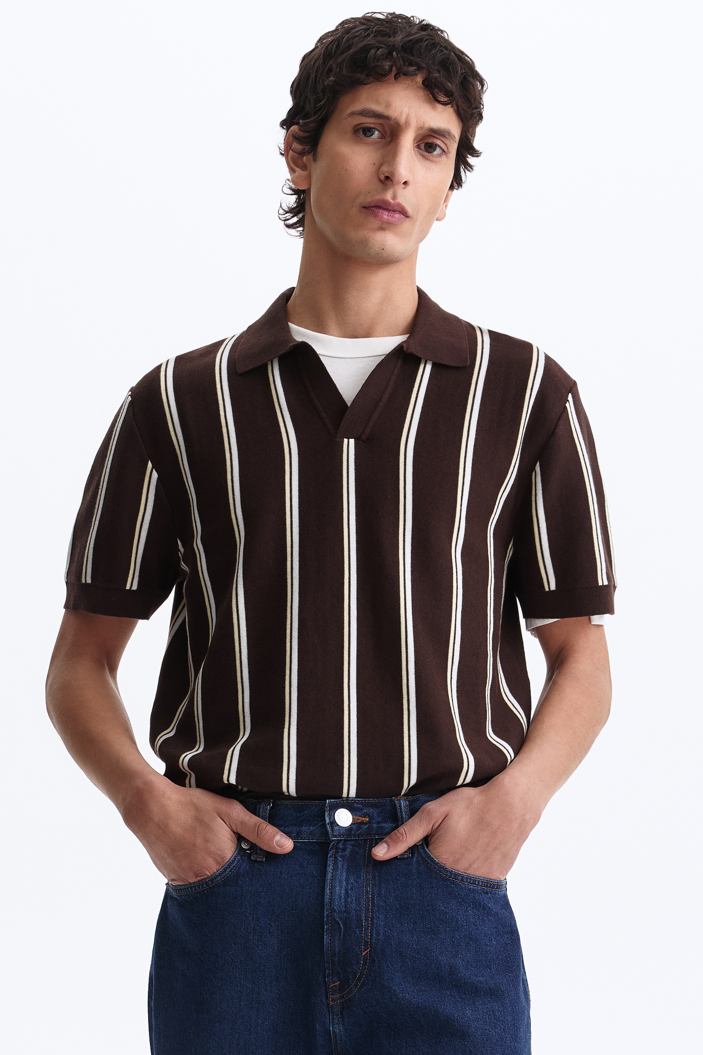 Slim-Fit Knit Polo Shirt from H&M - $39.99