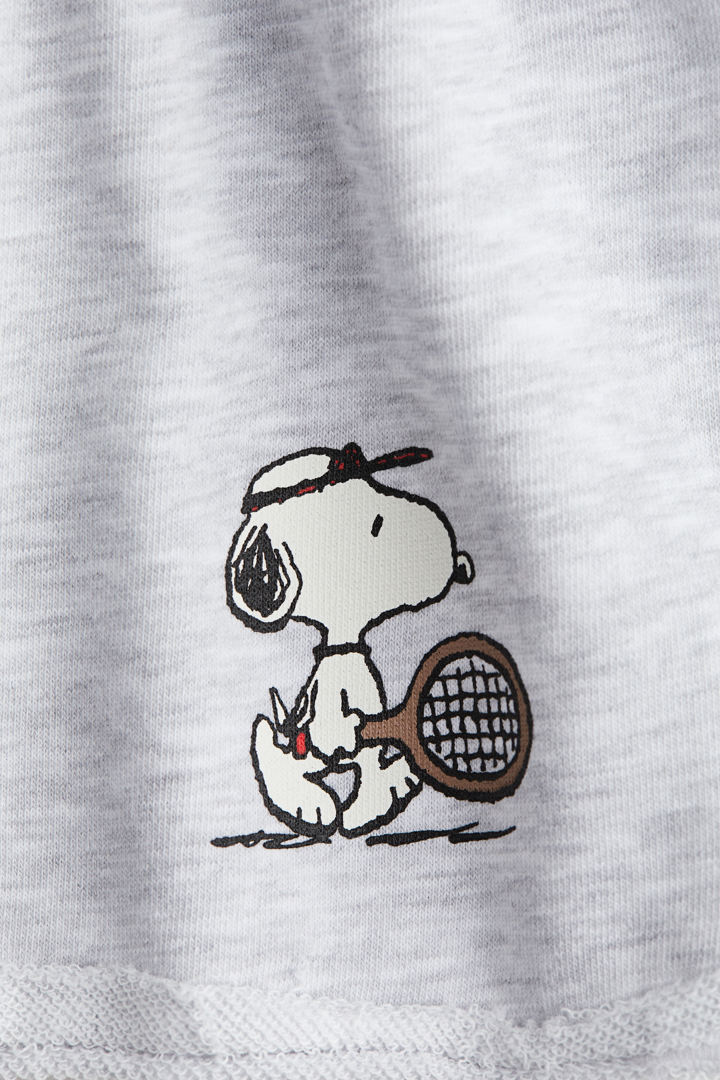 プリントデザインショートパンツ - ライトグレー／スヌーピー