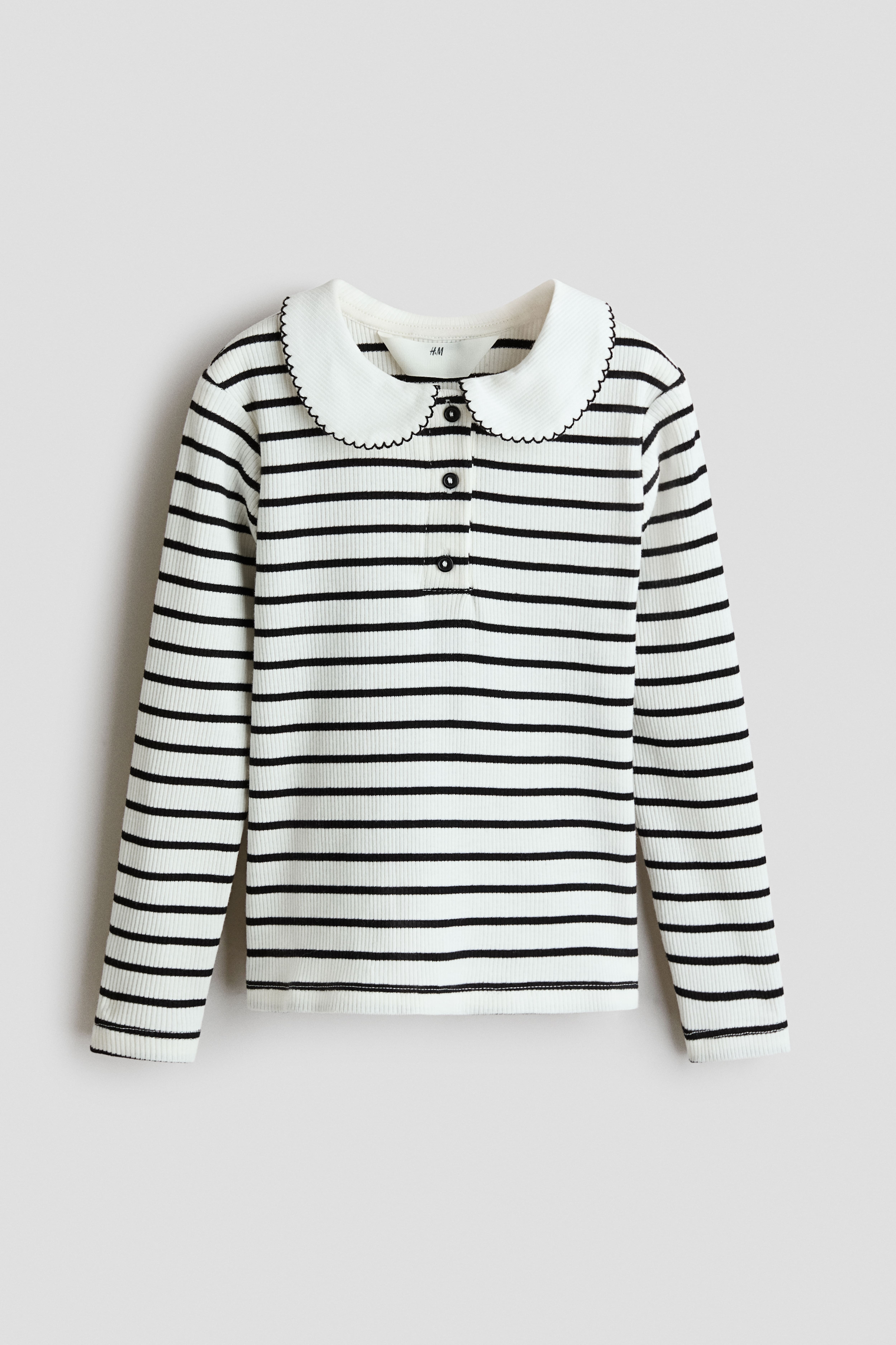 Haut en coton avec col