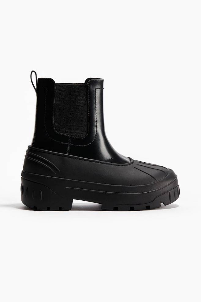 Bottines robustes et chaudement doublées - Noir - 1