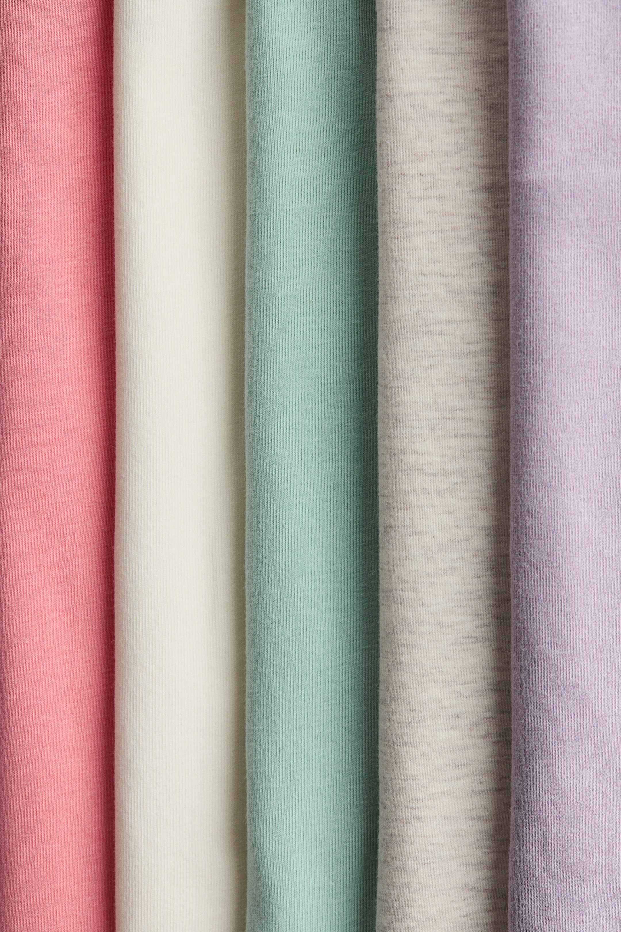 View larger image: 5-pack jersey tops - Light purple/Mint green - Kids | H&M IN 2