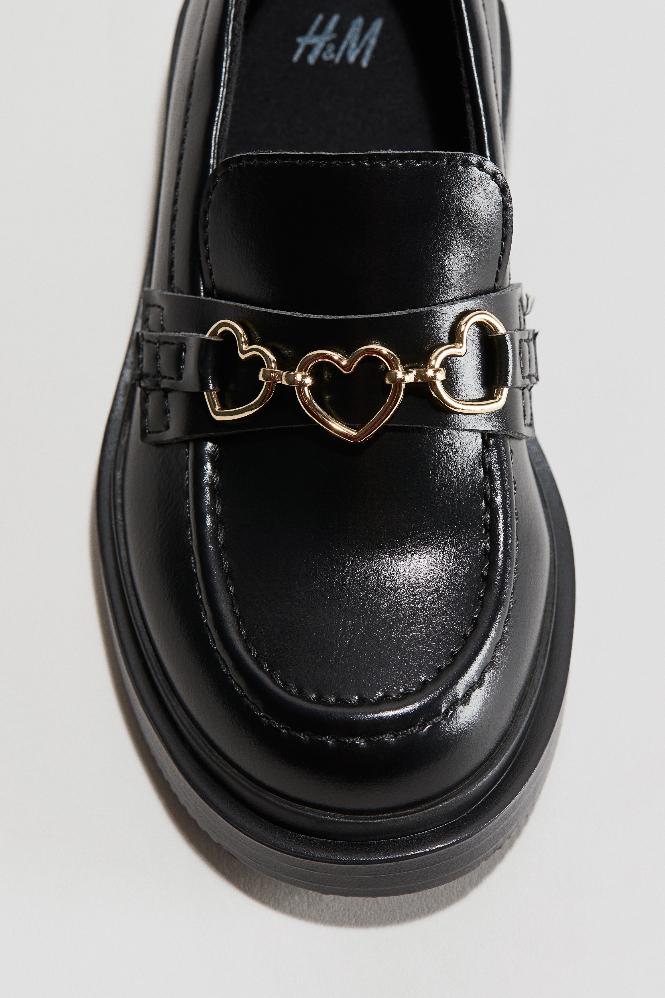 Leather Mocassini Platform H&m Mocassini Platform Con Borchie