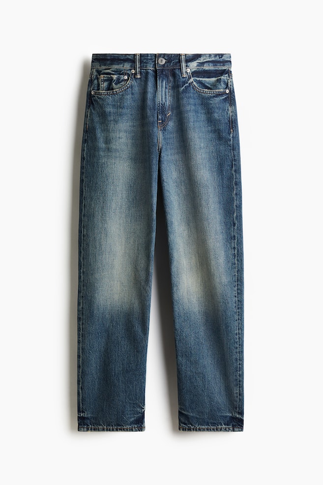 Jean Coupe Flottante - Bleu denim foncé/Bleu/Noir délavé/Bleu denim/Noir/Bleu denim clair/Noir/Bleu denim foncé/Gris denim clair/Gris denim/Gris denim - 1