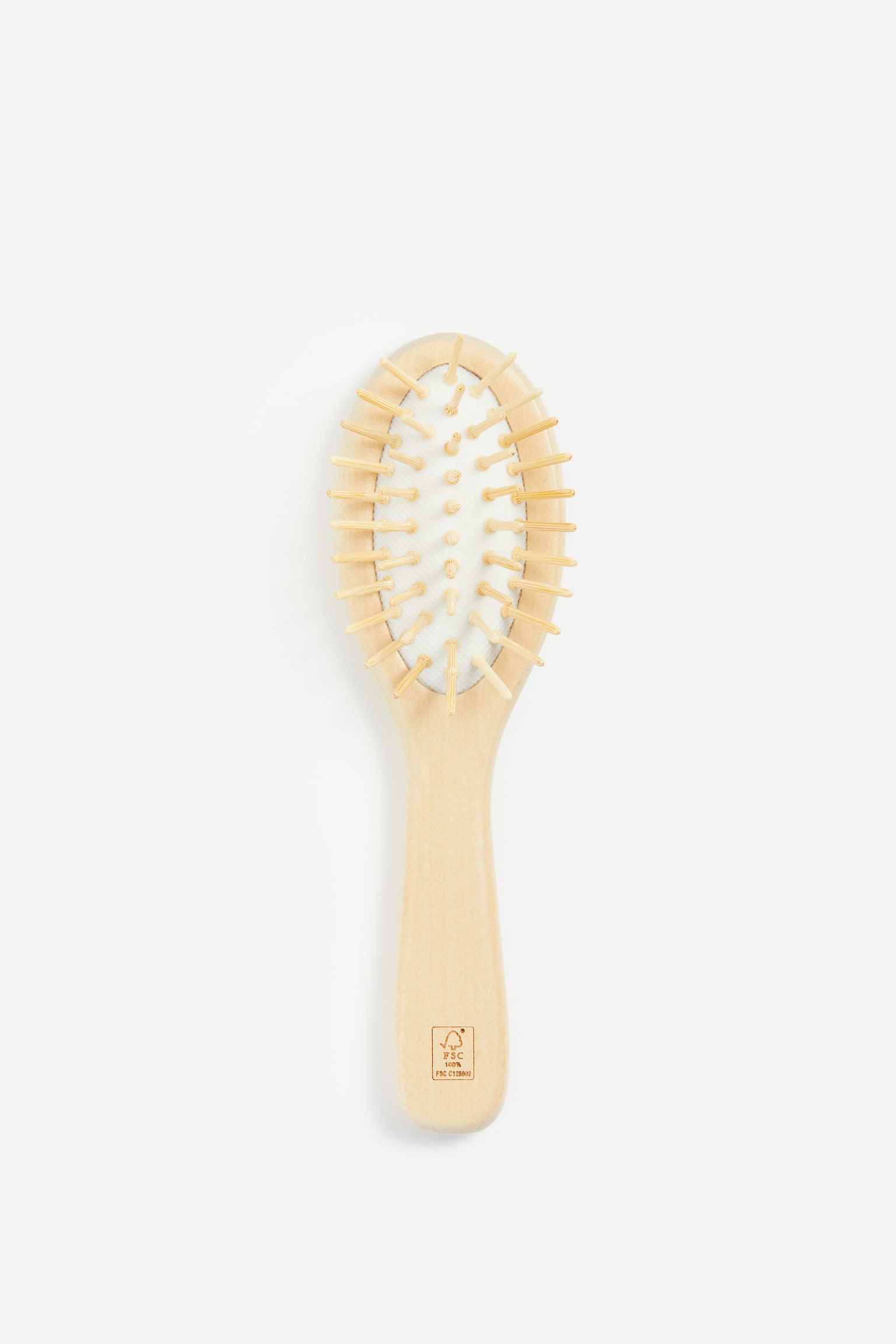 Wooden hairbrush - Beige - 1