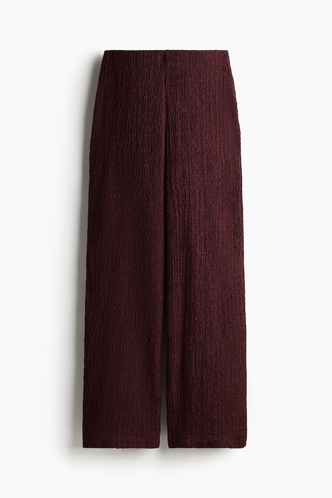 Jersey trousers - Burgundy/Brown/Black/Cream - 1