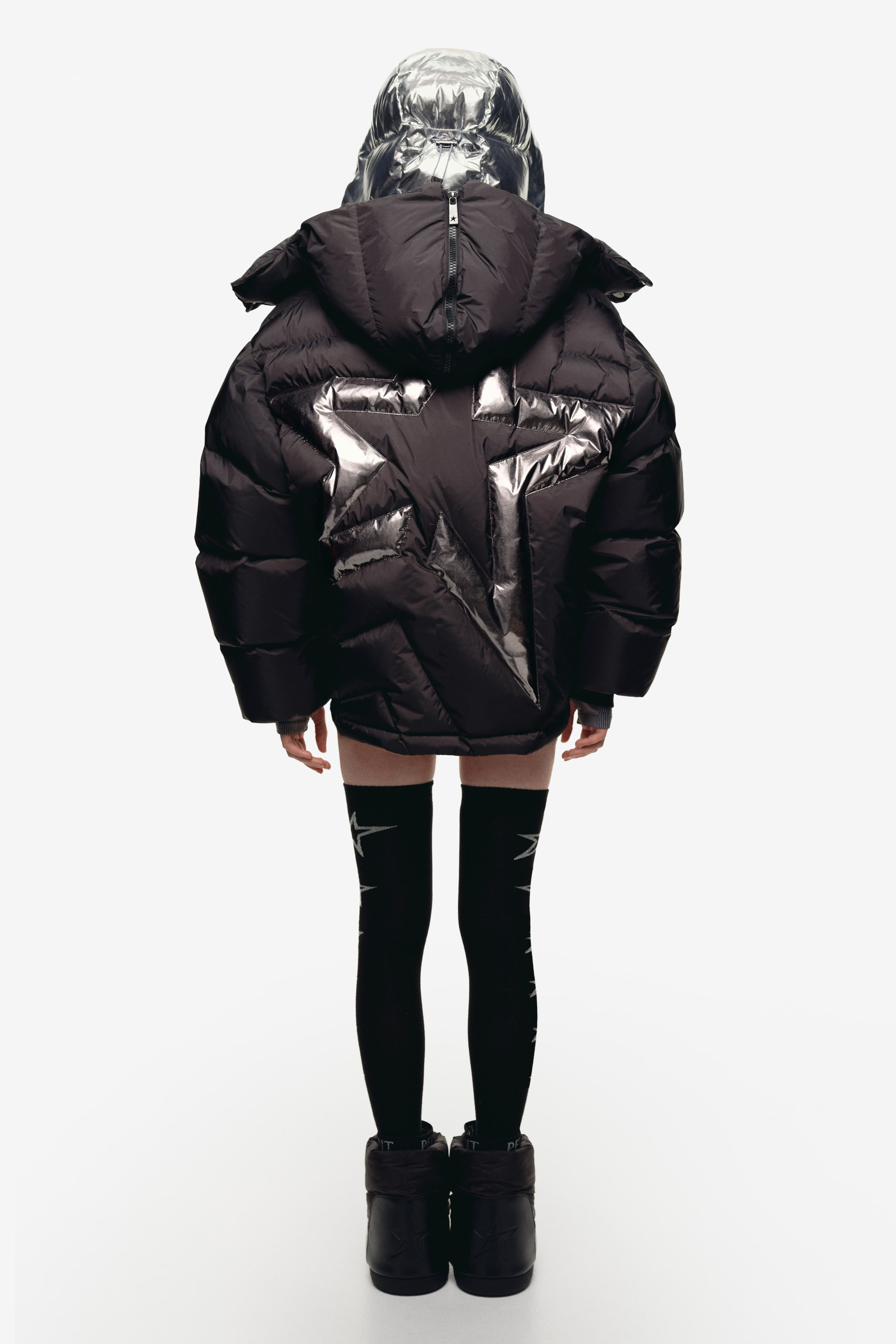 View larger image: Water-Repellent Down Jacket - Black - Ladies | H&M US 5