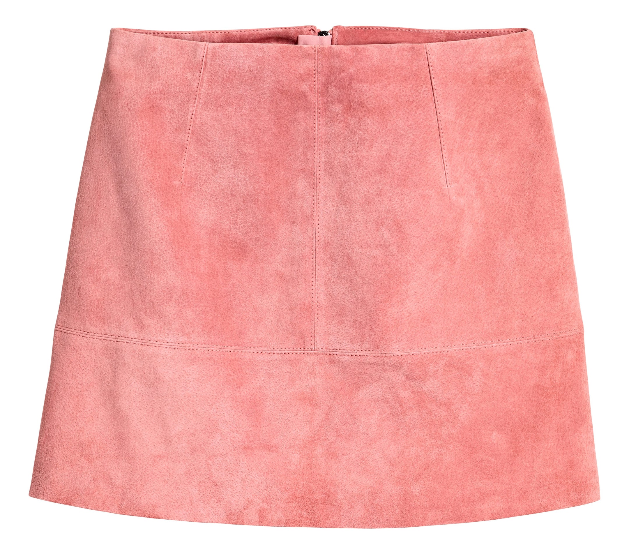 View larger image: Short suede skirt - Light pink - Ladies | H&M CA 1