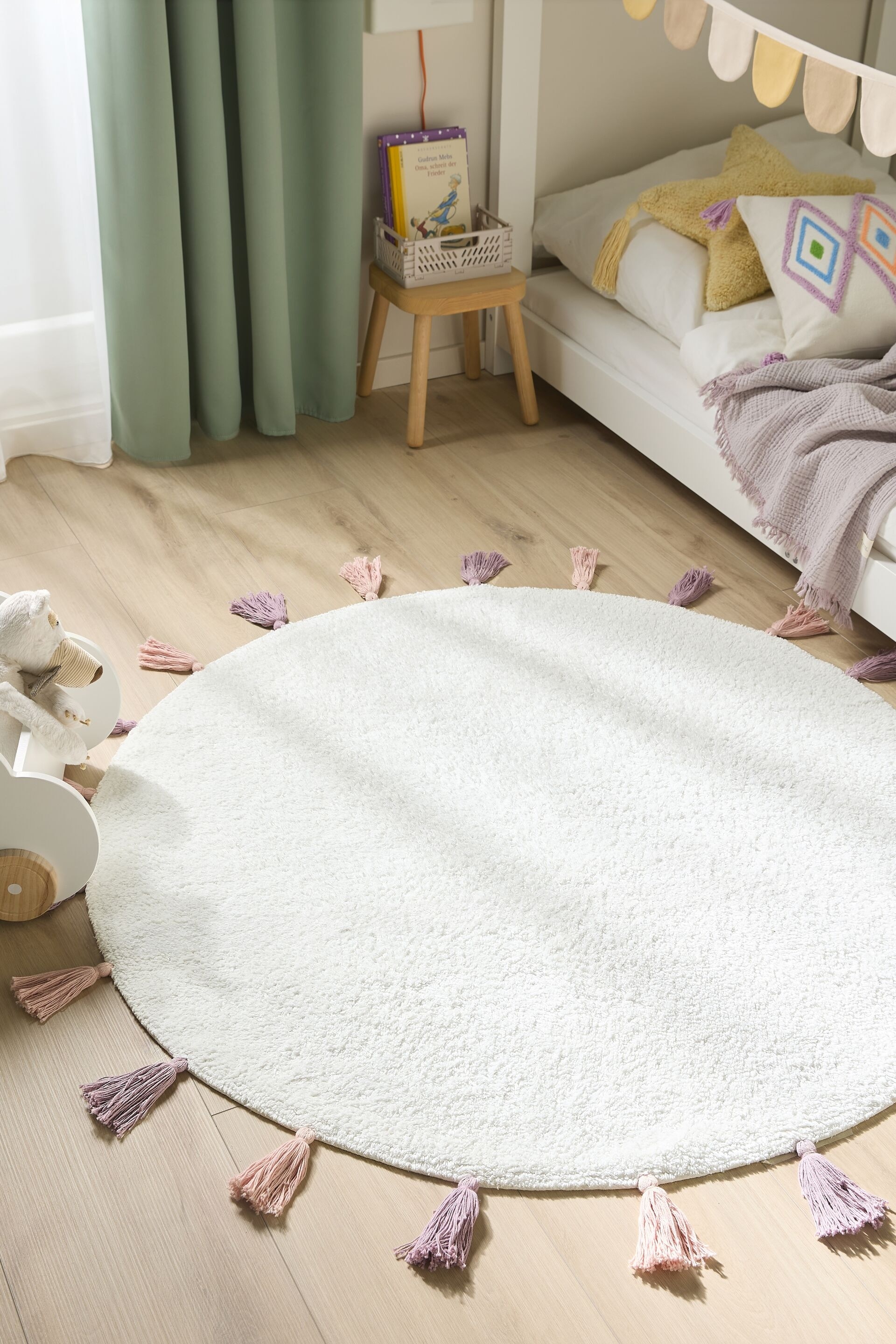 Dywan Dziecięcy Nadający Się Do Prania Malu - Róż