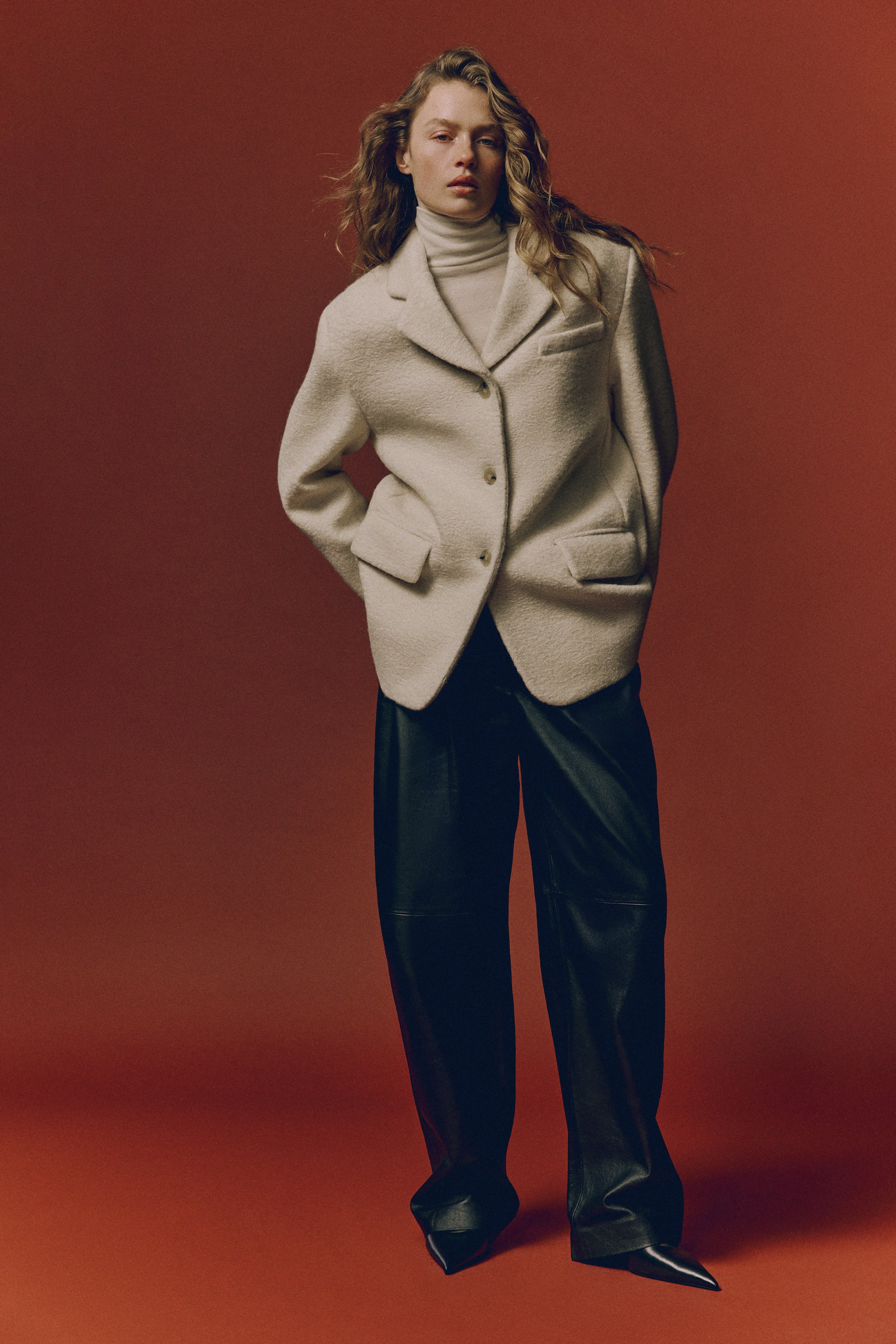 View larger image: Single-breasted blazer - Light beige - Ladies | H&M MY 2