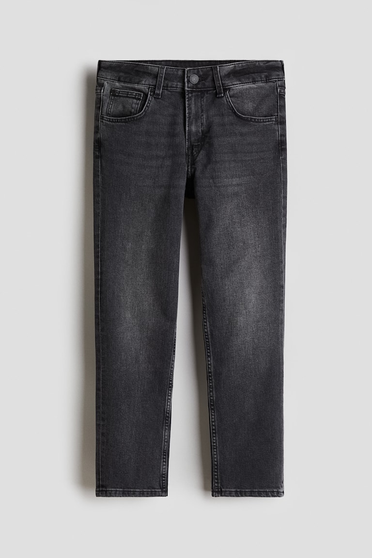 リラックスドテーパードフィットデニム - デニムグレー - Kids | H&M JP