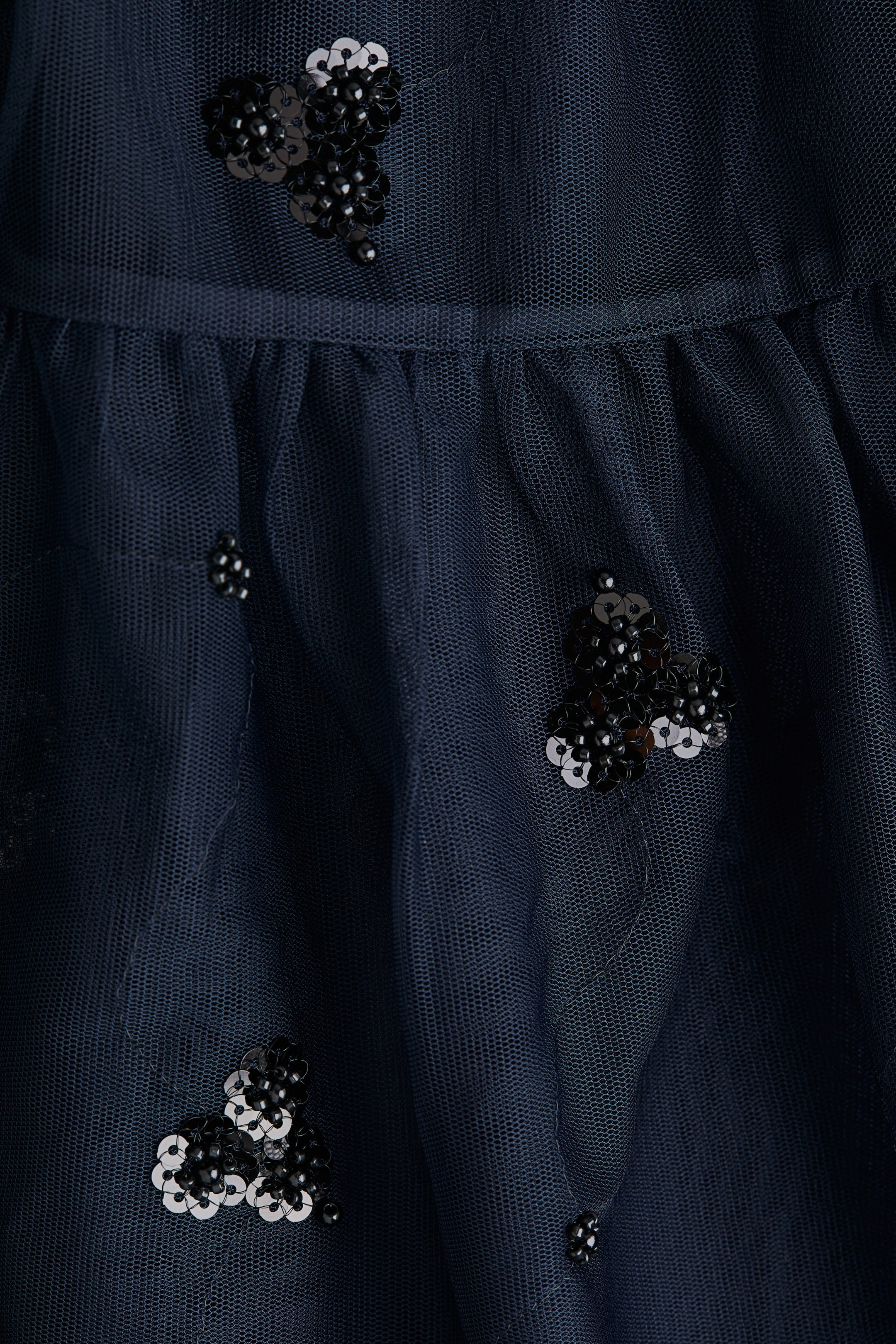 Ampliar la imagen: Vestido de tul con lentejuelas - Azul marino - Kids | H&M MX 6