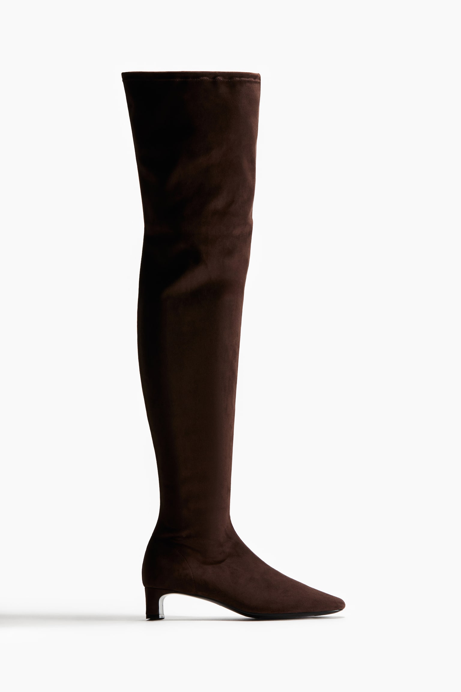 Женские ботинки H&M Over-the-Knee, цвет: Тёмный коричневый — фото 1