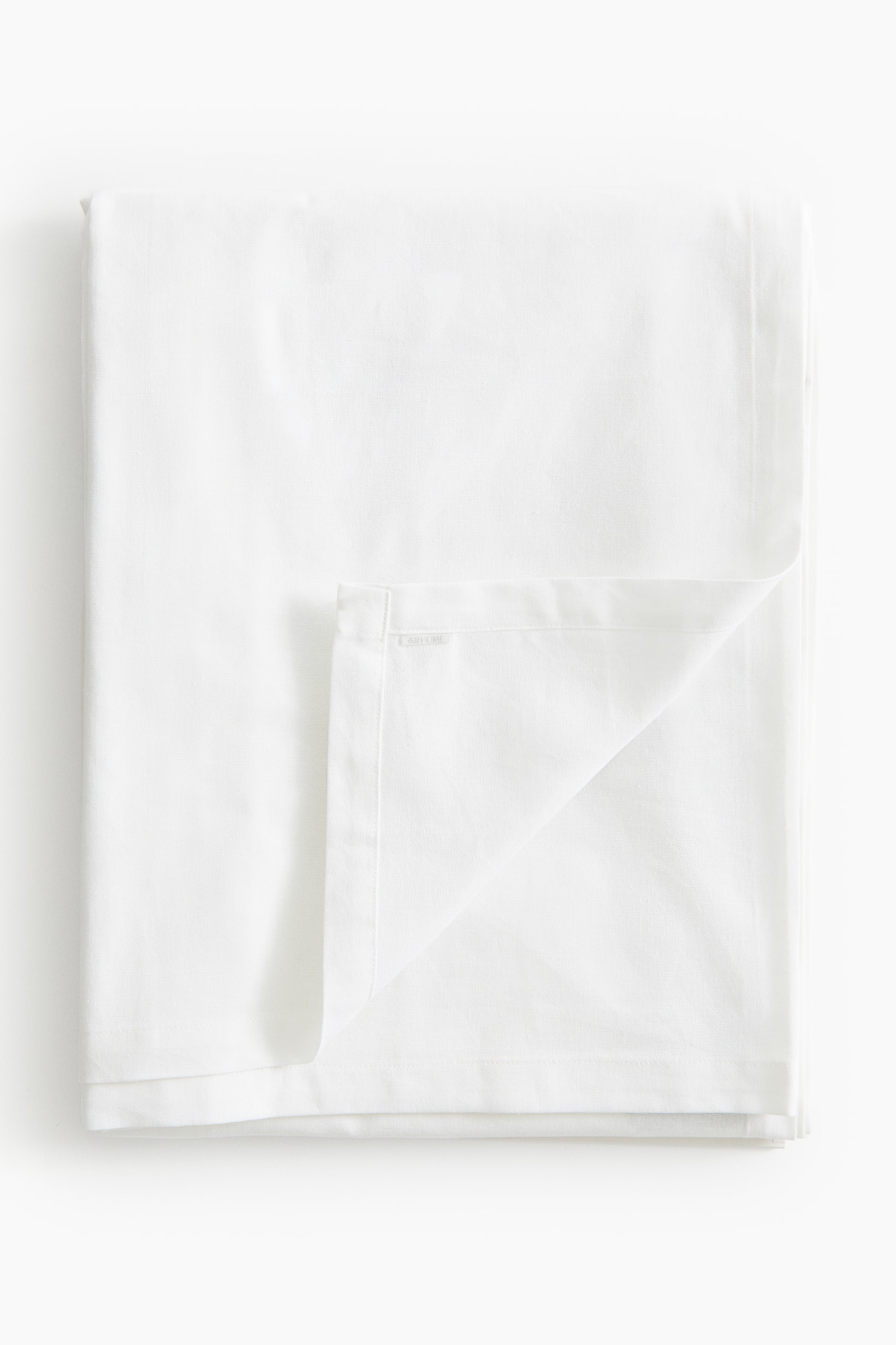 Cotton tablecloth - White/Dark red/Dark grey - 4