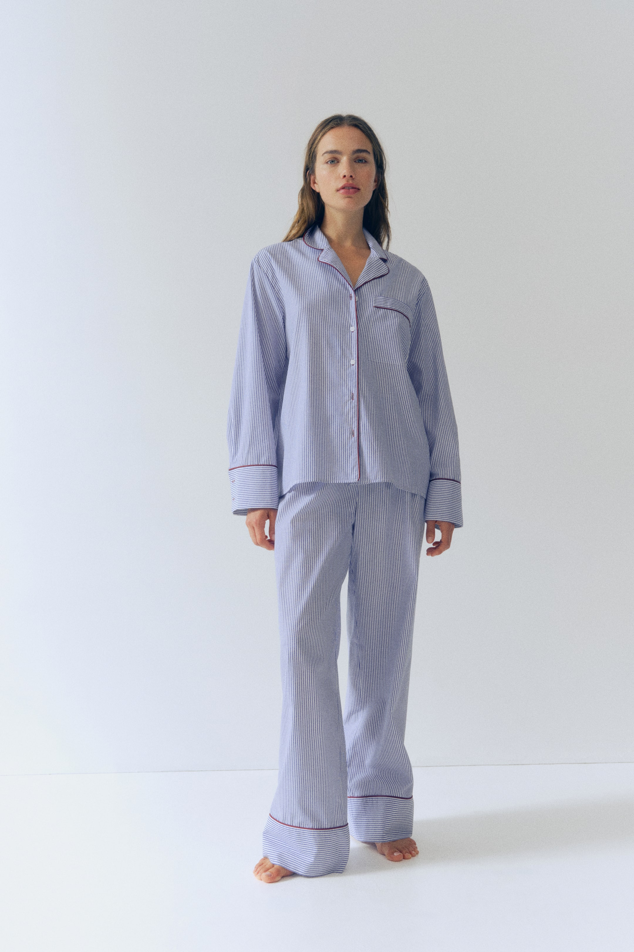Cotton Poplin Pajamas