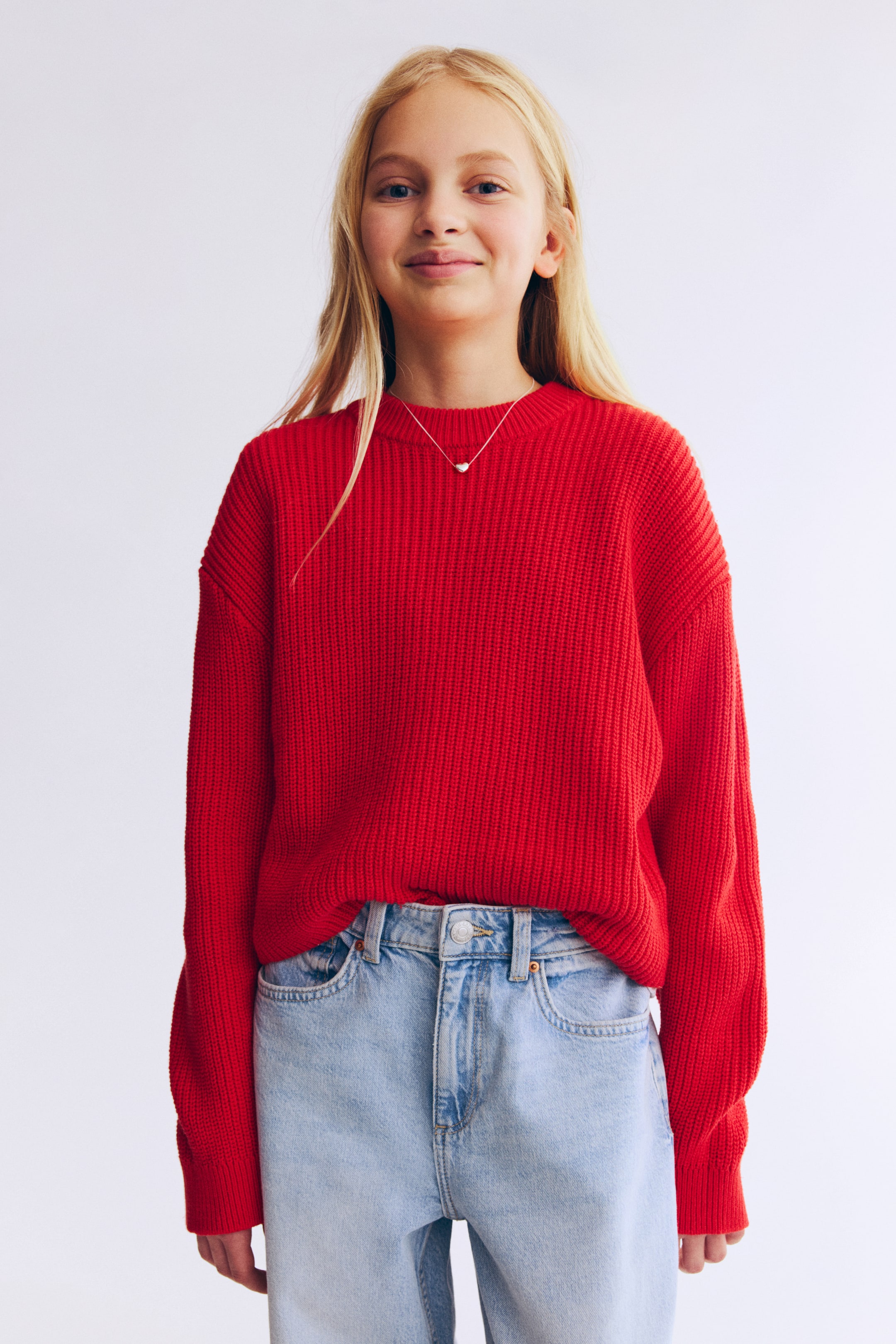 Ver imagen más grande: Jersey en mezcla de algodón - Rojo - NIÑOS | H&M ES 1
