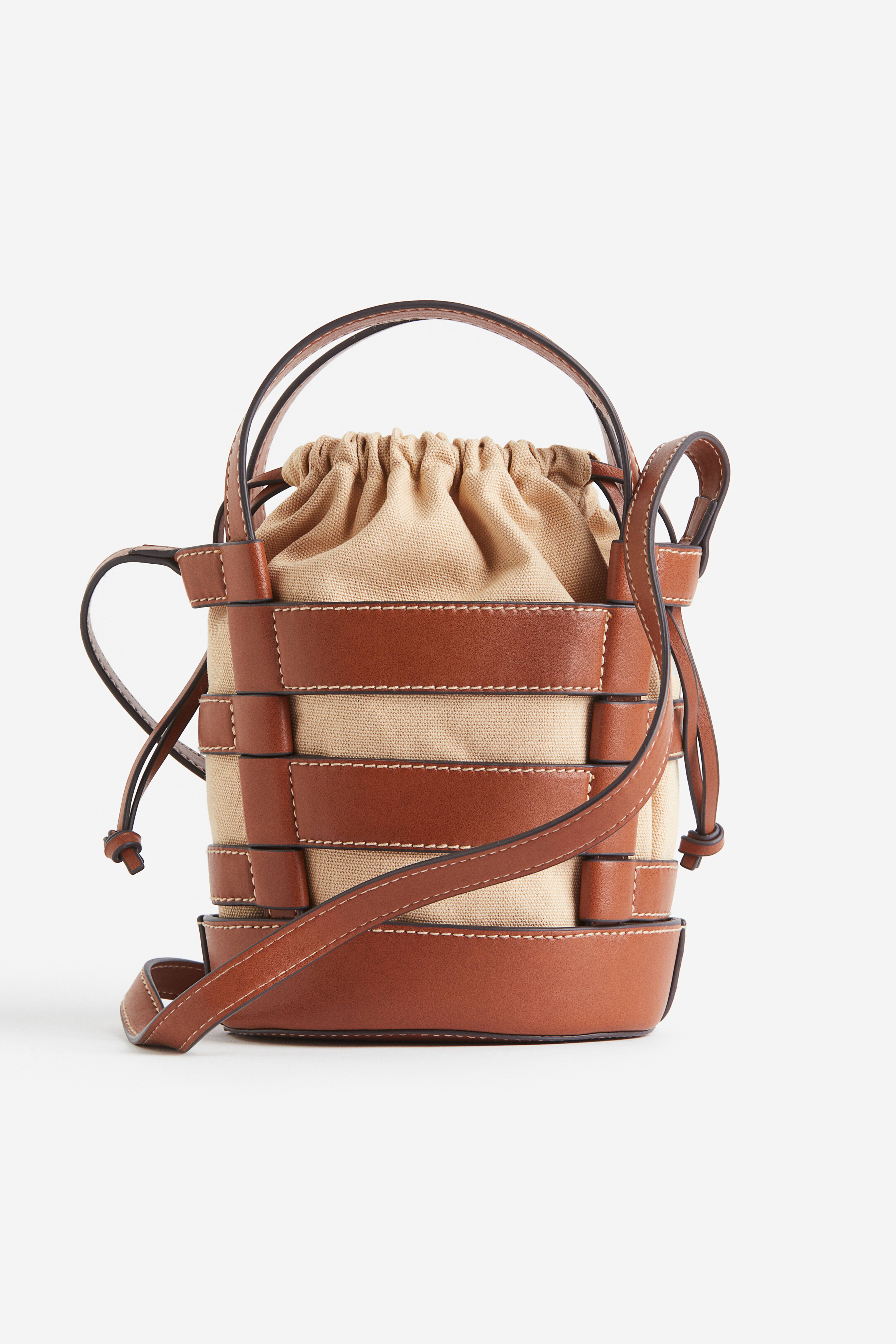 H&M Faux selling Leather Bucket Bag