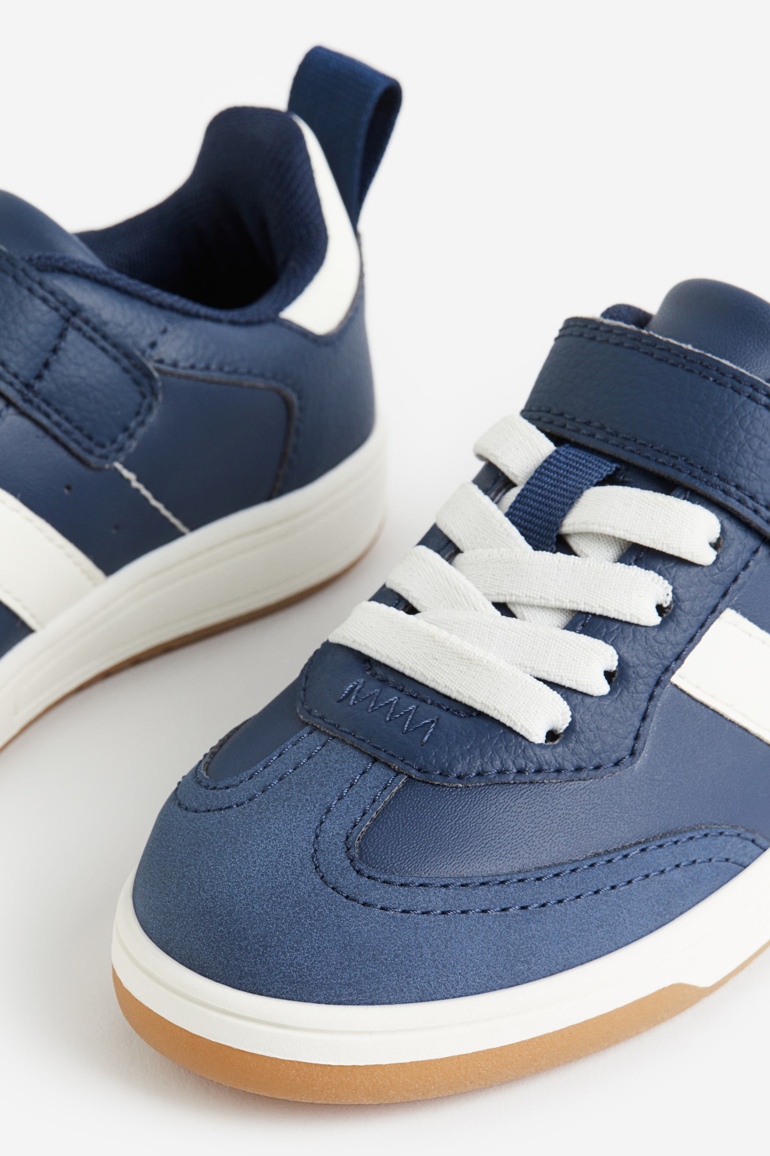 Sneakers - Navy blue/White/White/Beige - 3