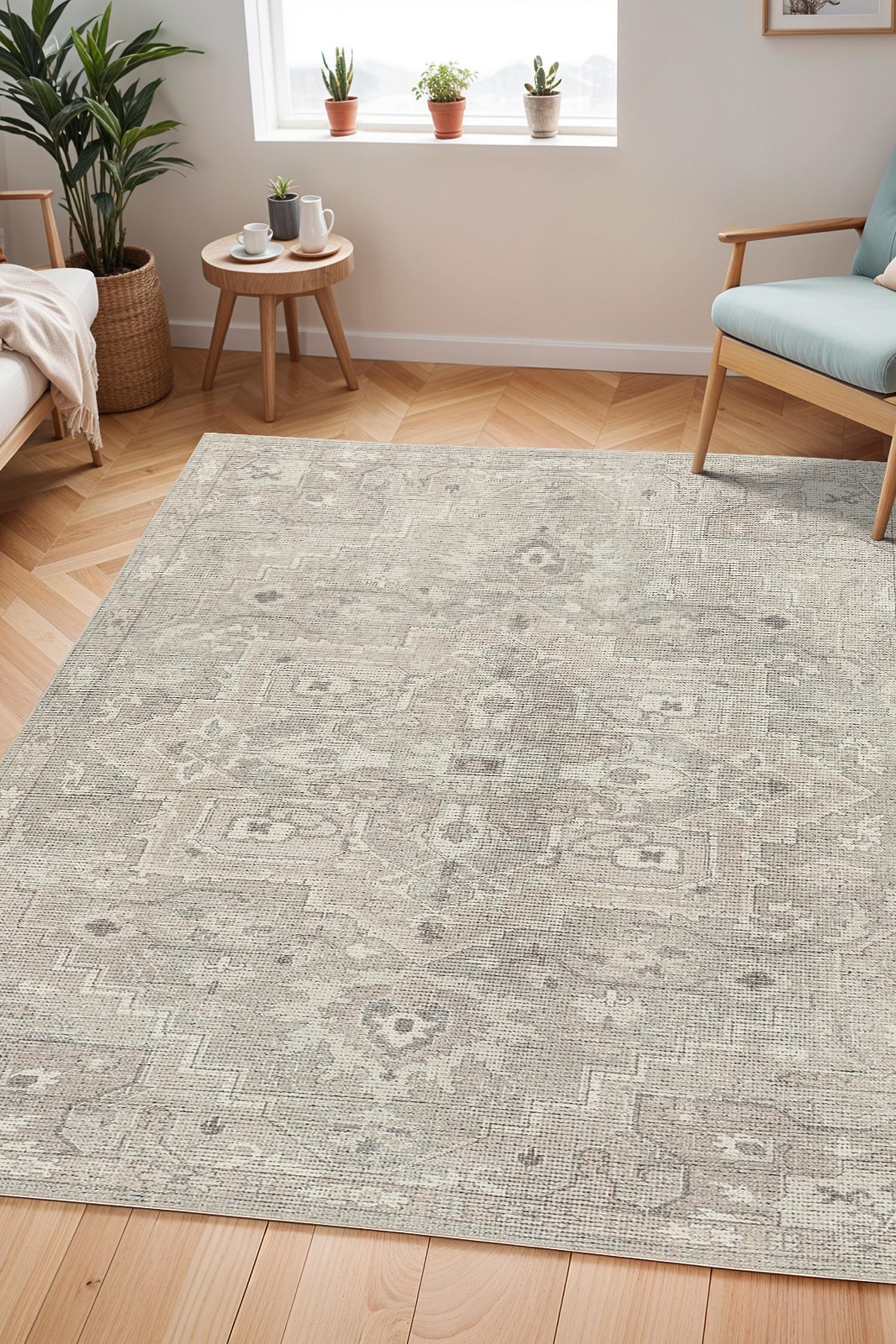 Becki Owens X Livabliss Traditional Boho Area Rug - Basic Green