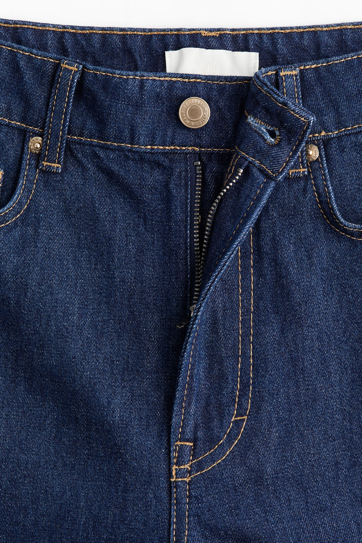 Bluetide Dark Denim Halter-Neck Shorts Set main image 0