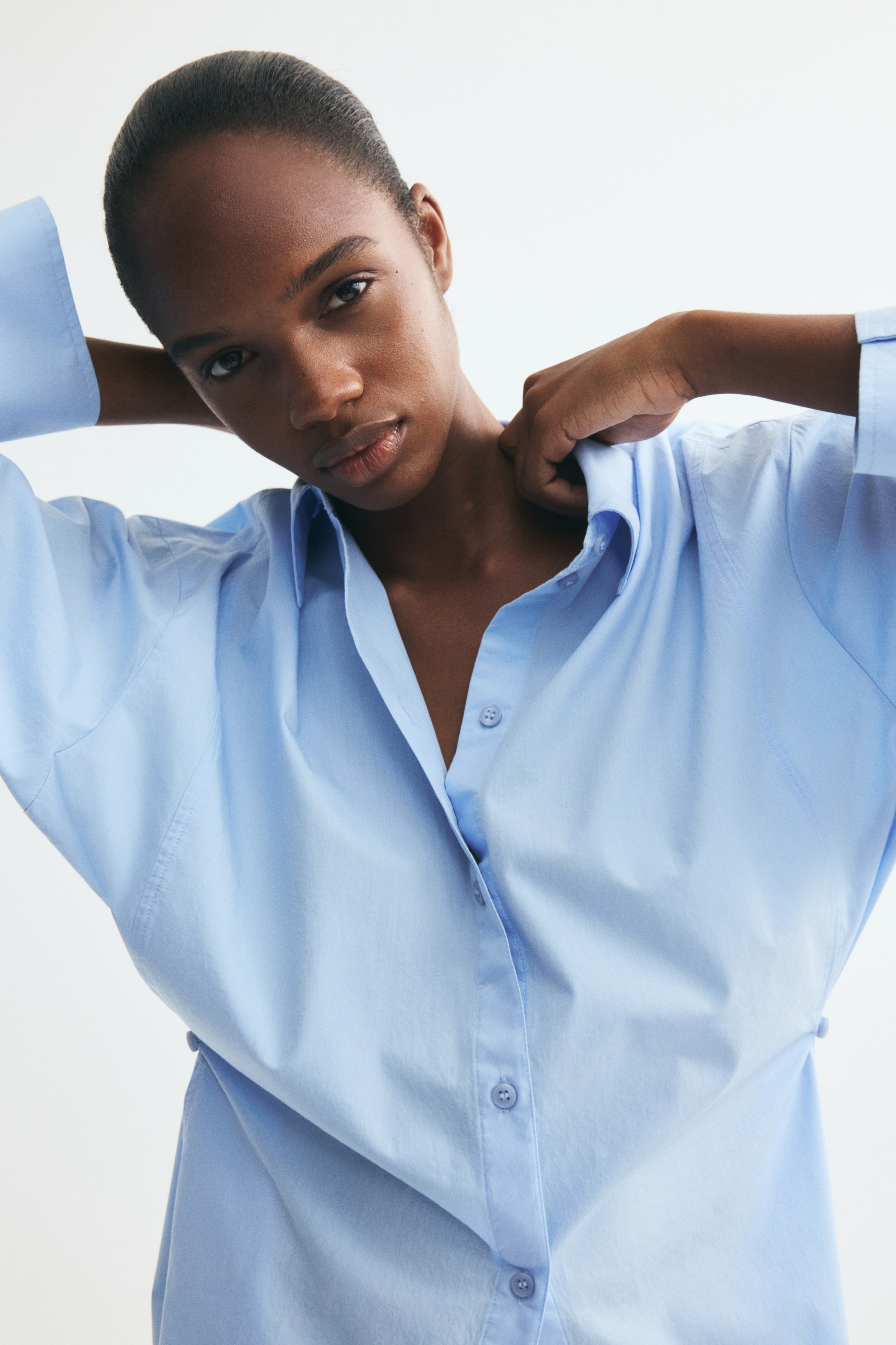 Chemise cintrée en popeline