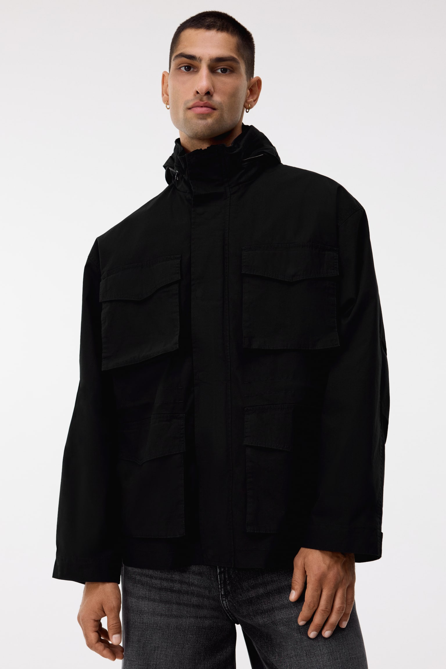 Water-repellent jacket - Black - 5