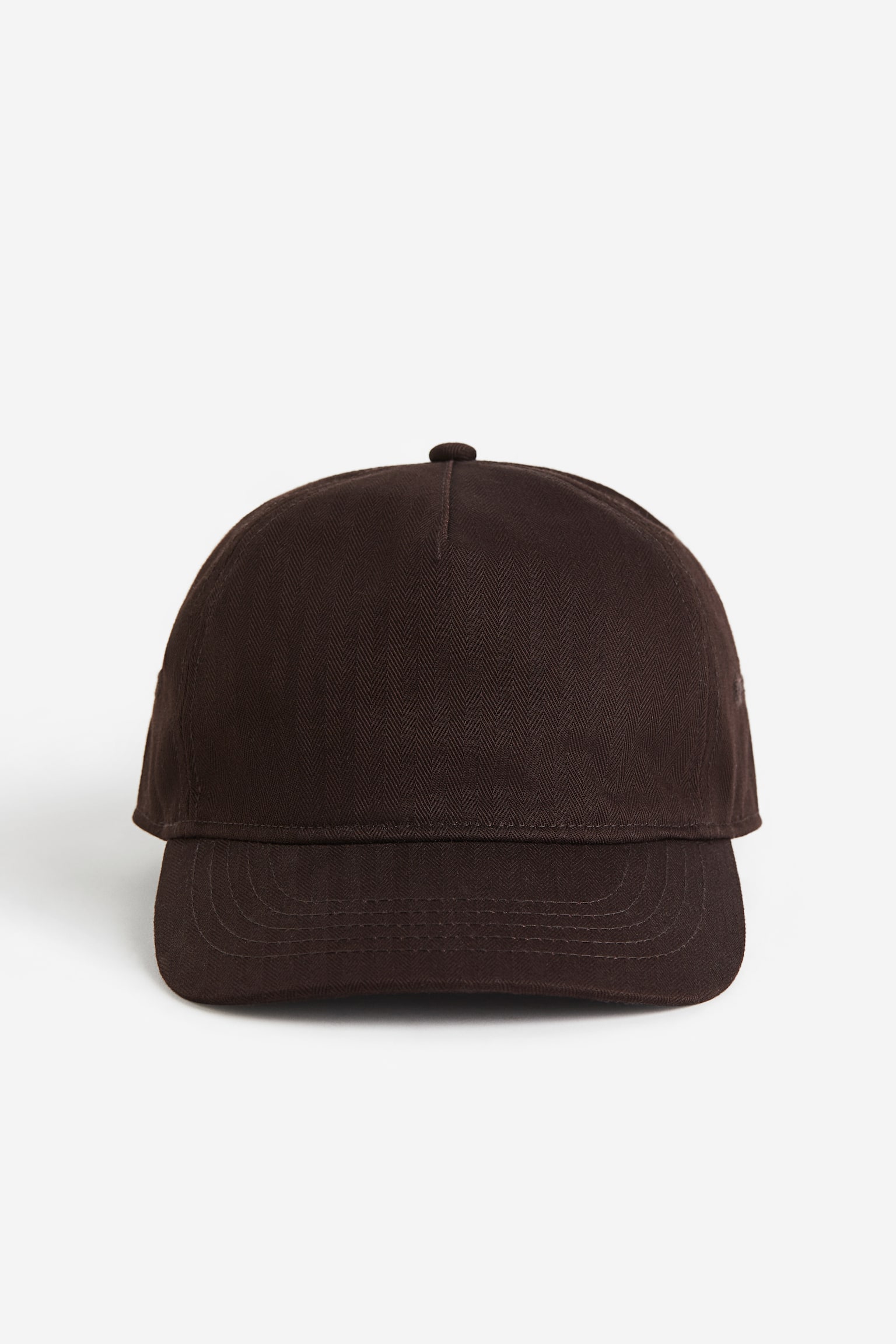 Twill Cap - Brown/Blue/White stripe - 1