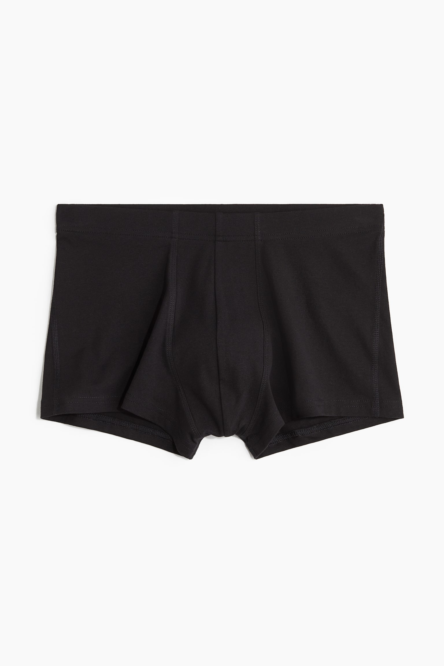 Мужские трусы H&M 5-pack Short Cotton Boxer Shorts, цвет: Чёрный — фото 4