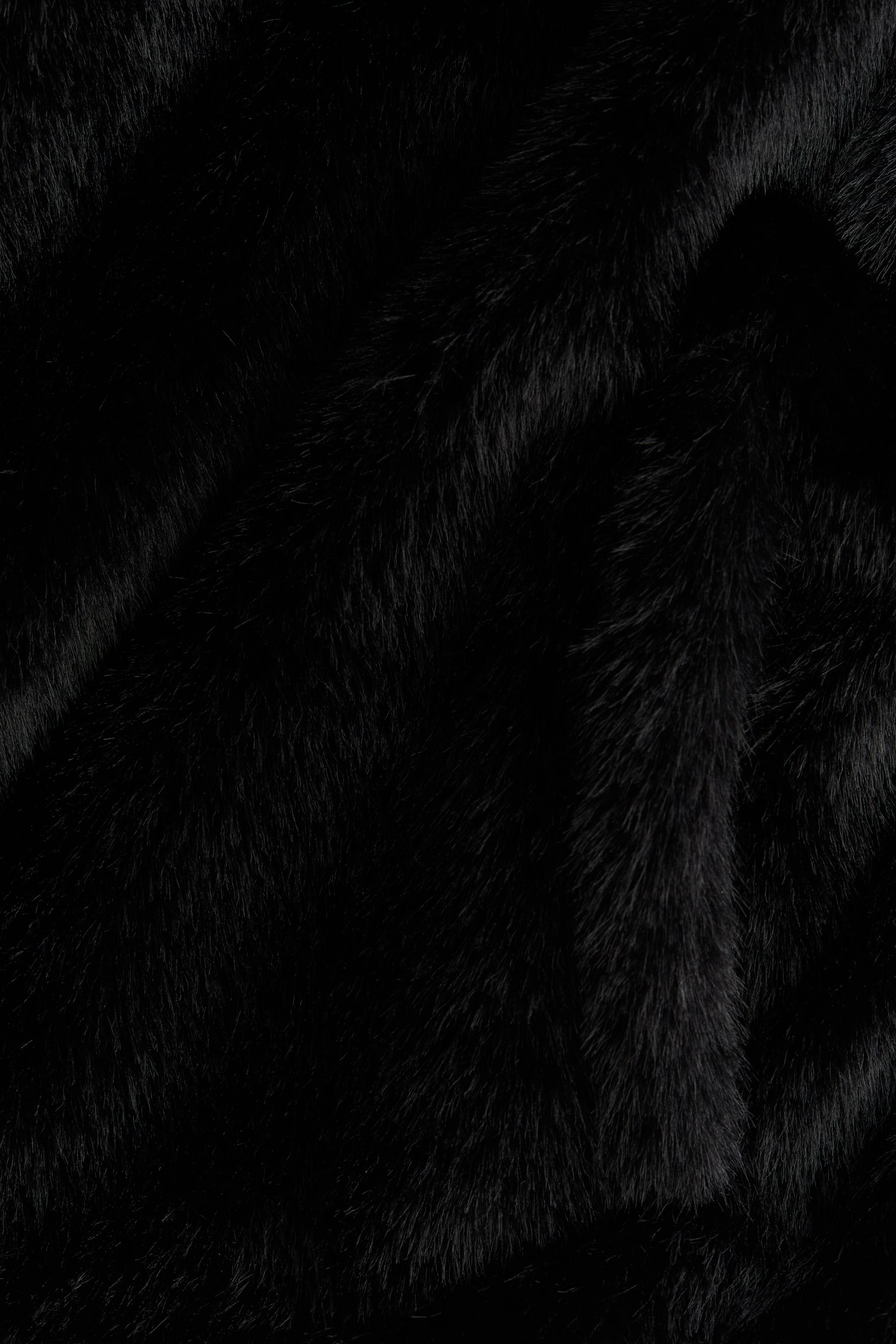 Fluffy jacket - Nero/Beige chiaro - 6