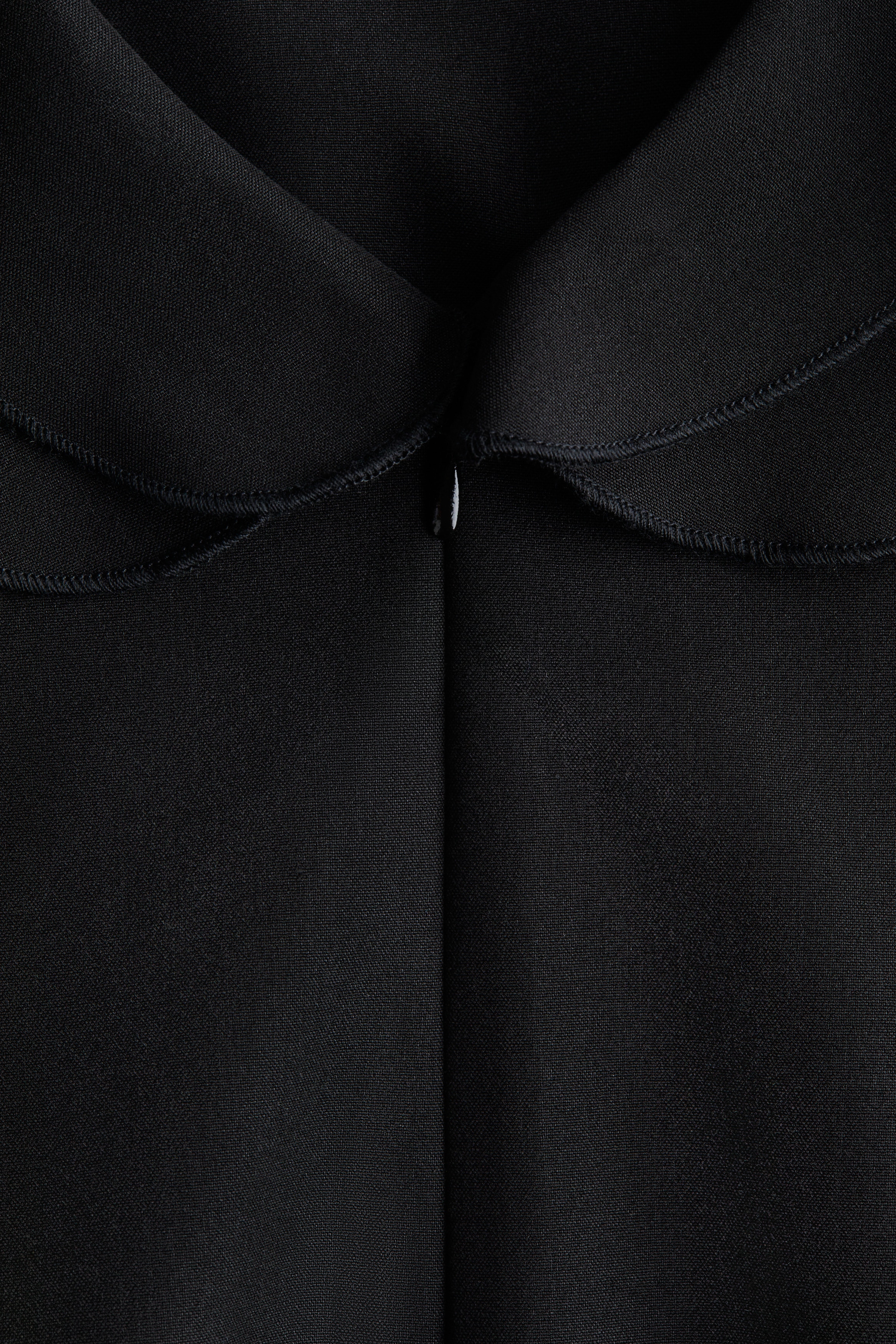 Frill-trimmed dress