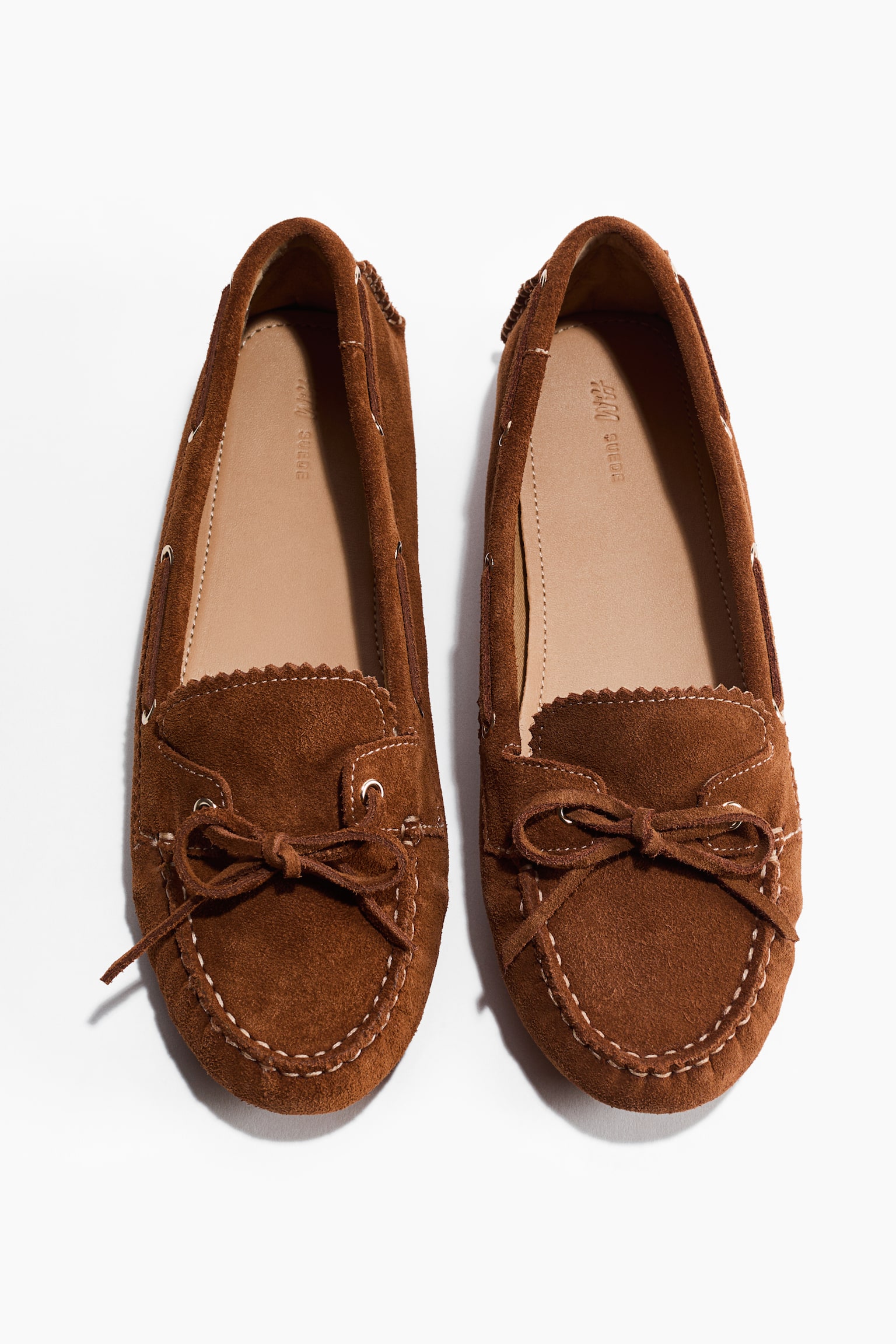 Leather deck shoes - Brown - 4