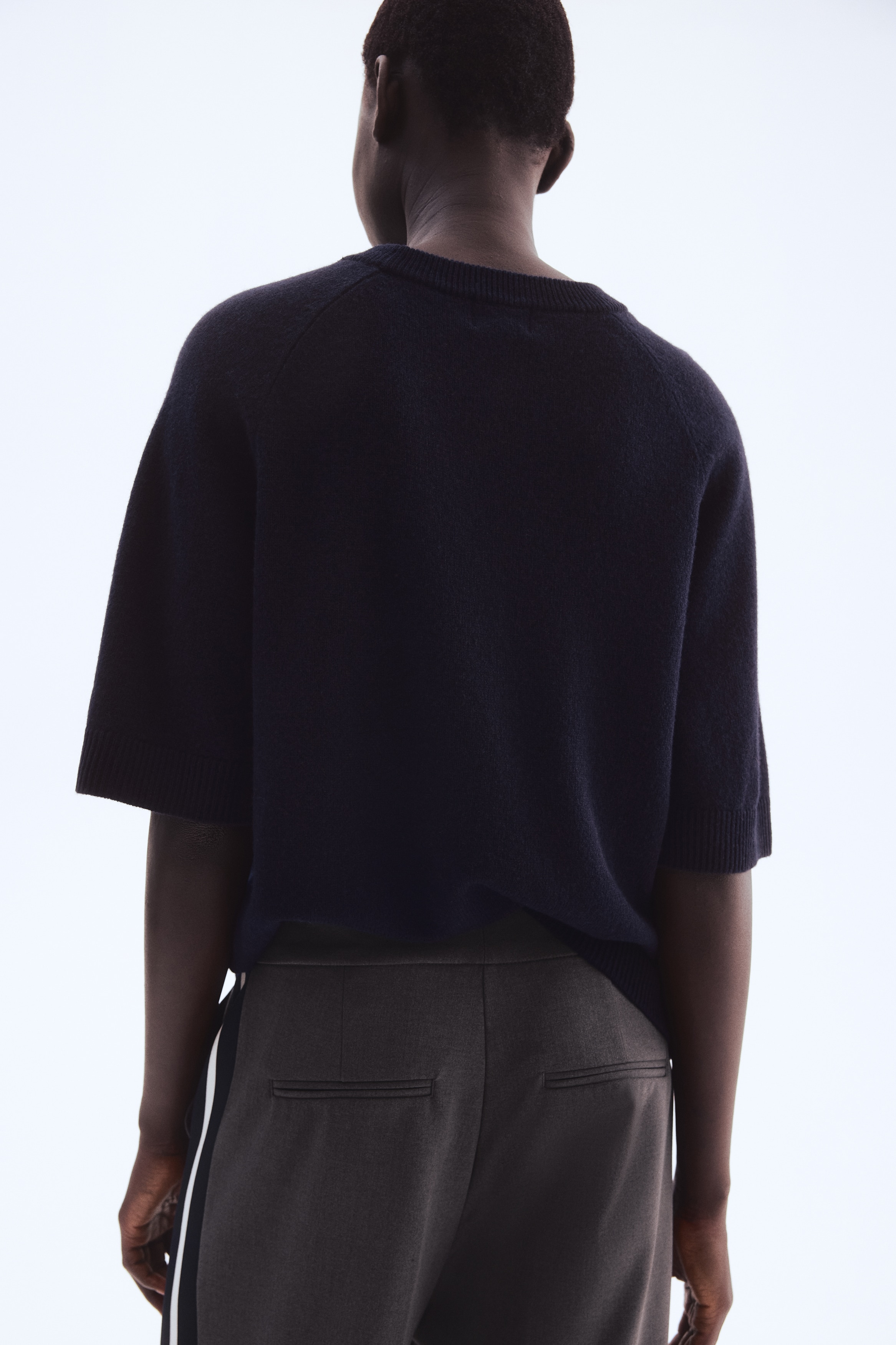 Side-striped tailored trousers