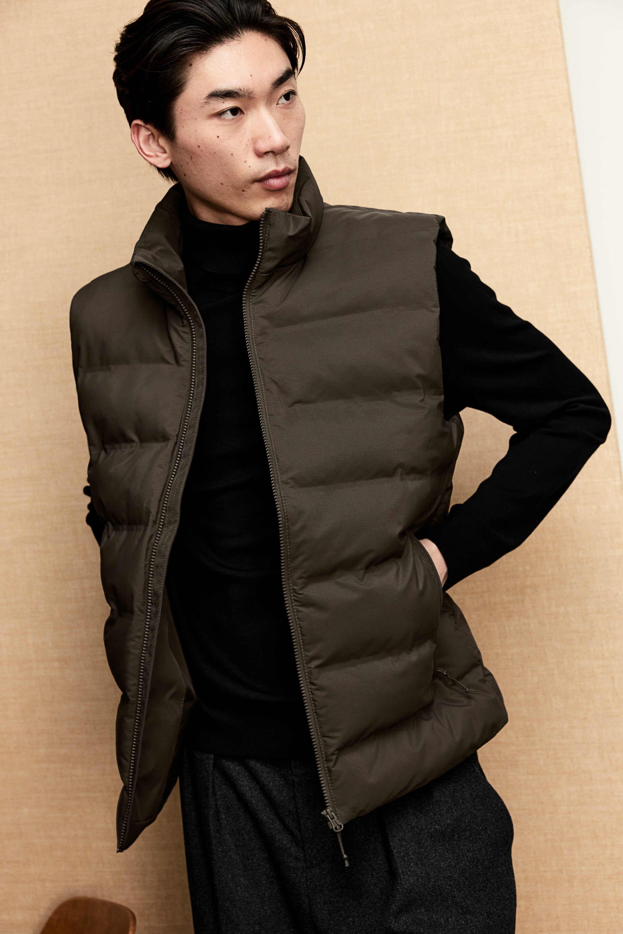 Regular Fit Water-Repellent Puffer Vest