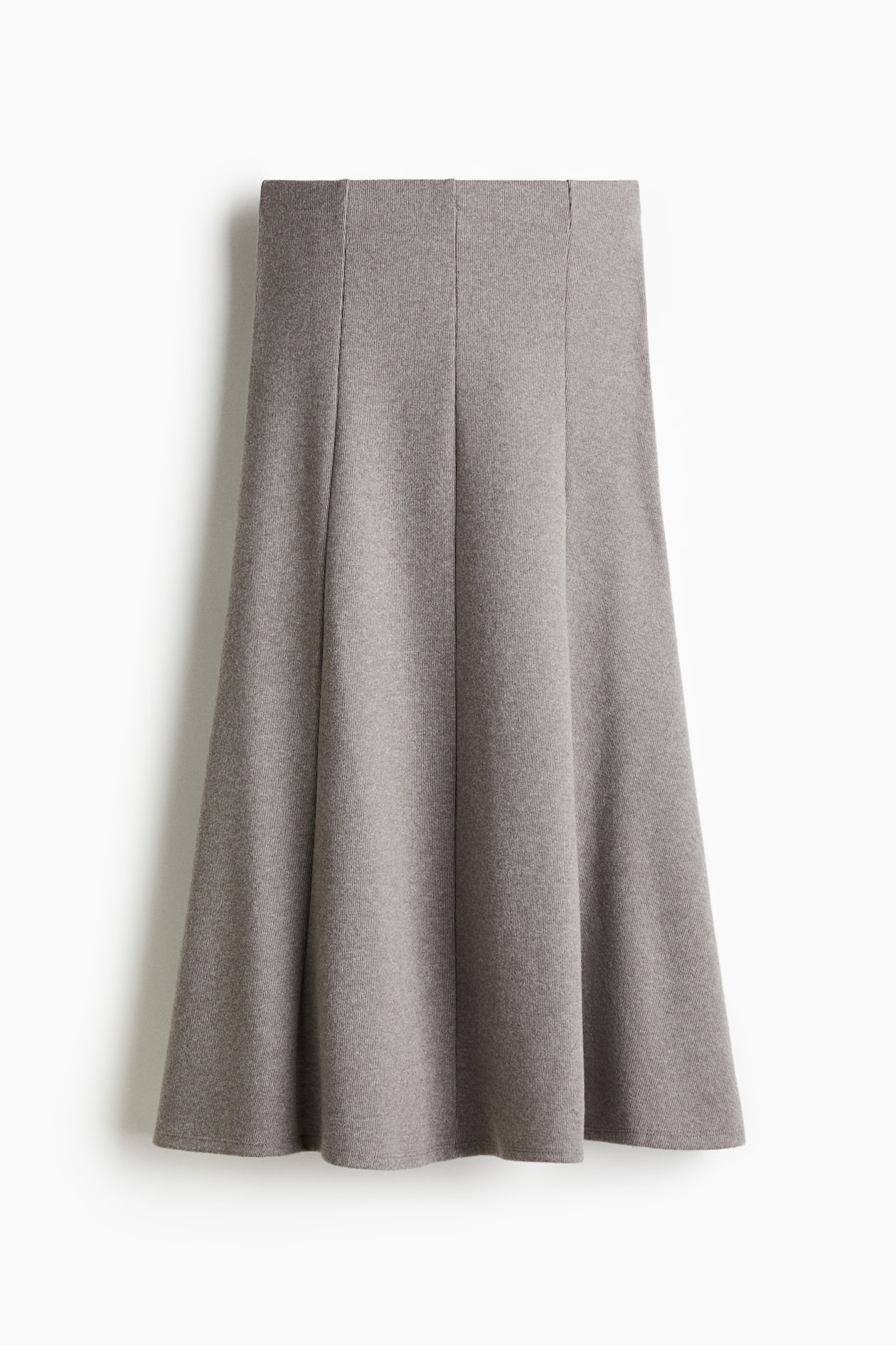 Jupe Tube Gris Chiné Foncé H&M - Taille S, Longueur Genou - Neuf Avec étiquettes