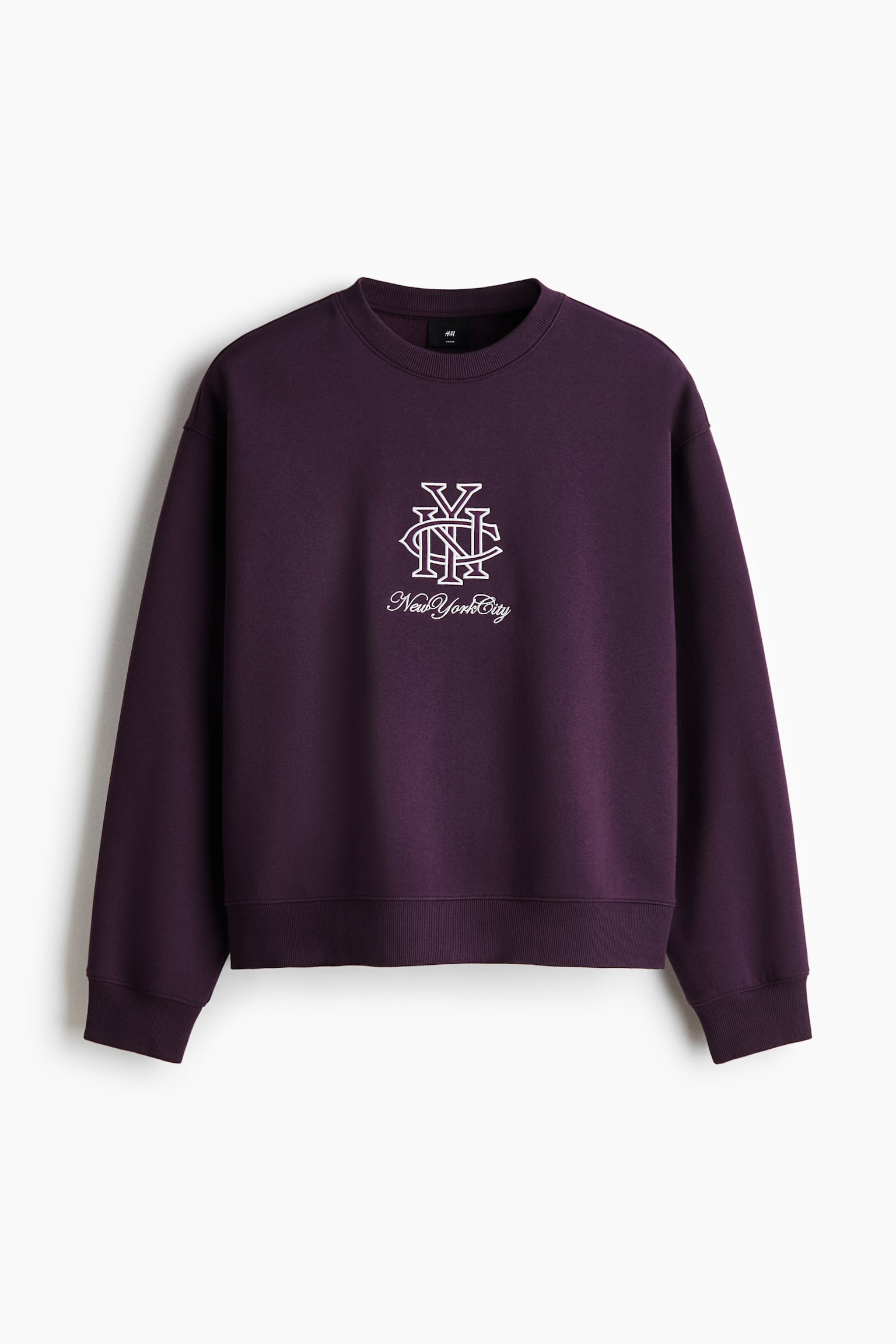 Loose Fit Printed sweatshirt - Dark purple/New York City/Grey marl/New York City/Navy blue/NYC - 1