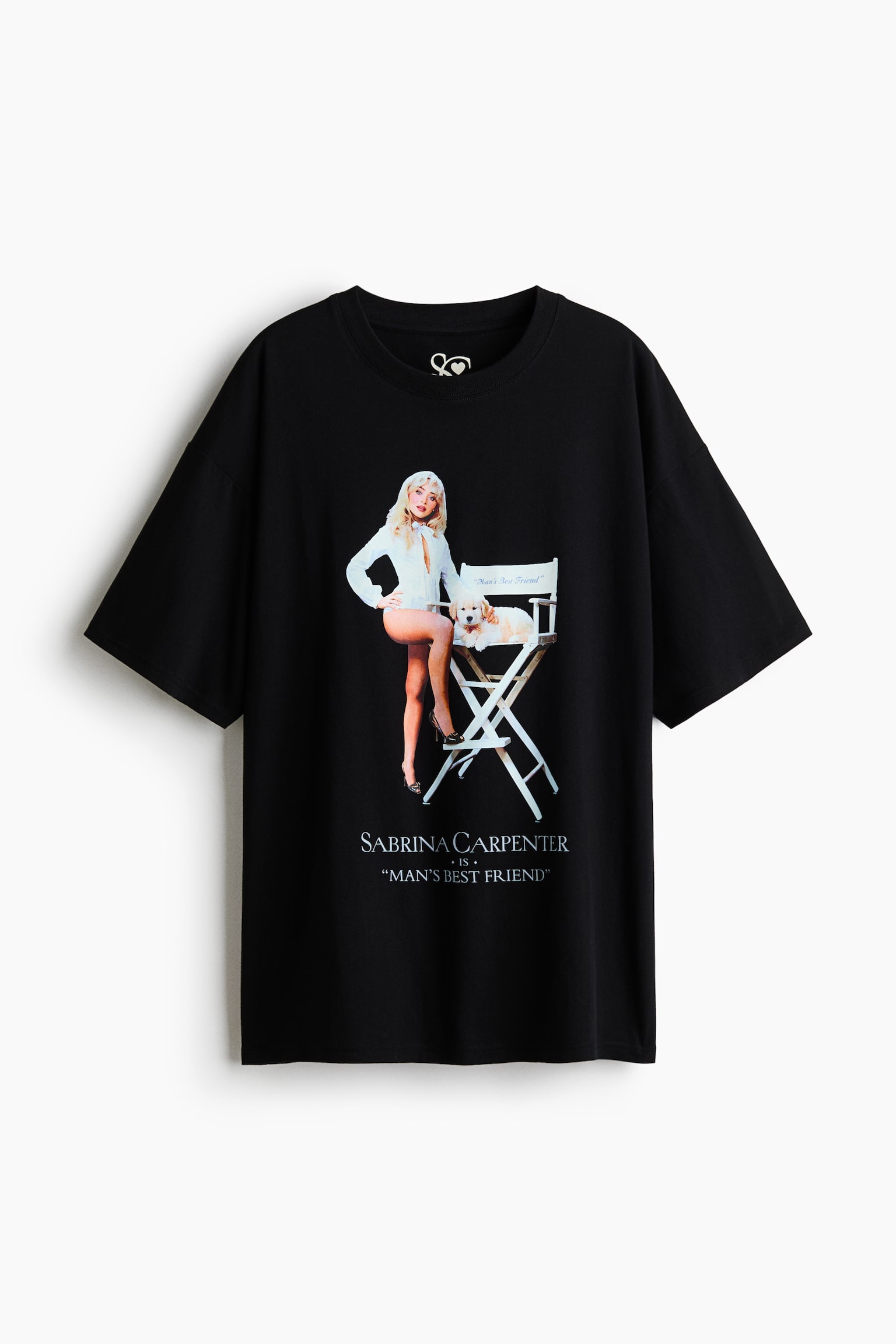 オーバーサイズ プリントTシャツ - ブラック/Sabrina Carpenter/ライトベージュ/Sabrina Carpenter/ブラック/Condé Nast Glamour/クリーム/The Rolling Stones/クリーム/Condé Nast Traveller/ホワイト/Condé Nast Glamour/イエロー/Hotel Nuevo Mundo/ホワイト/Condé Nast Traveller - 1