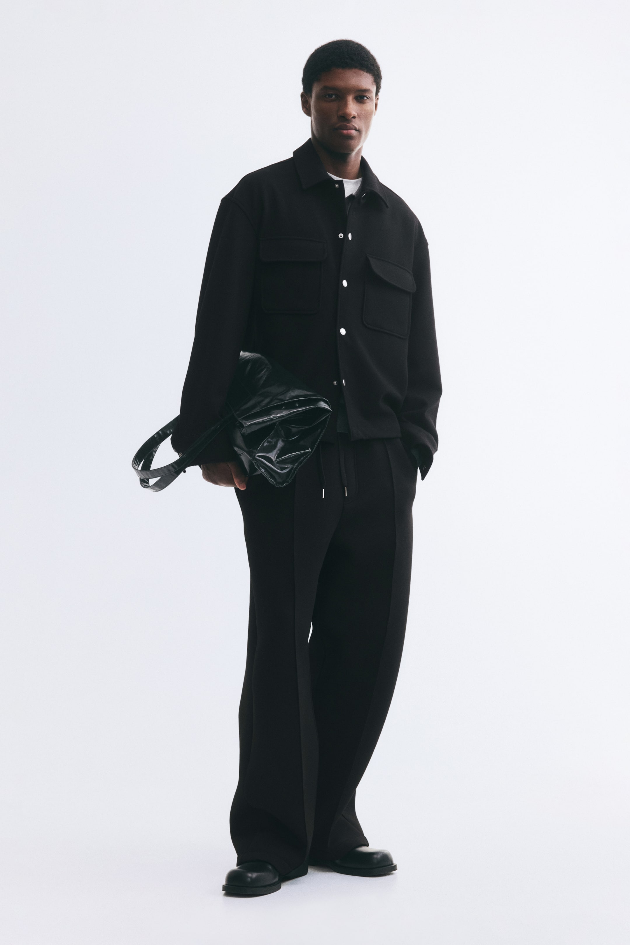 View larger image: Overshirt - Black - Men | H&M GB 1