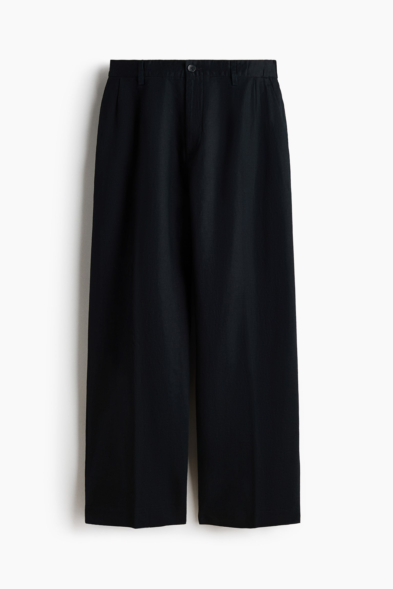 Loose Fit Linen-blend trousers - 2