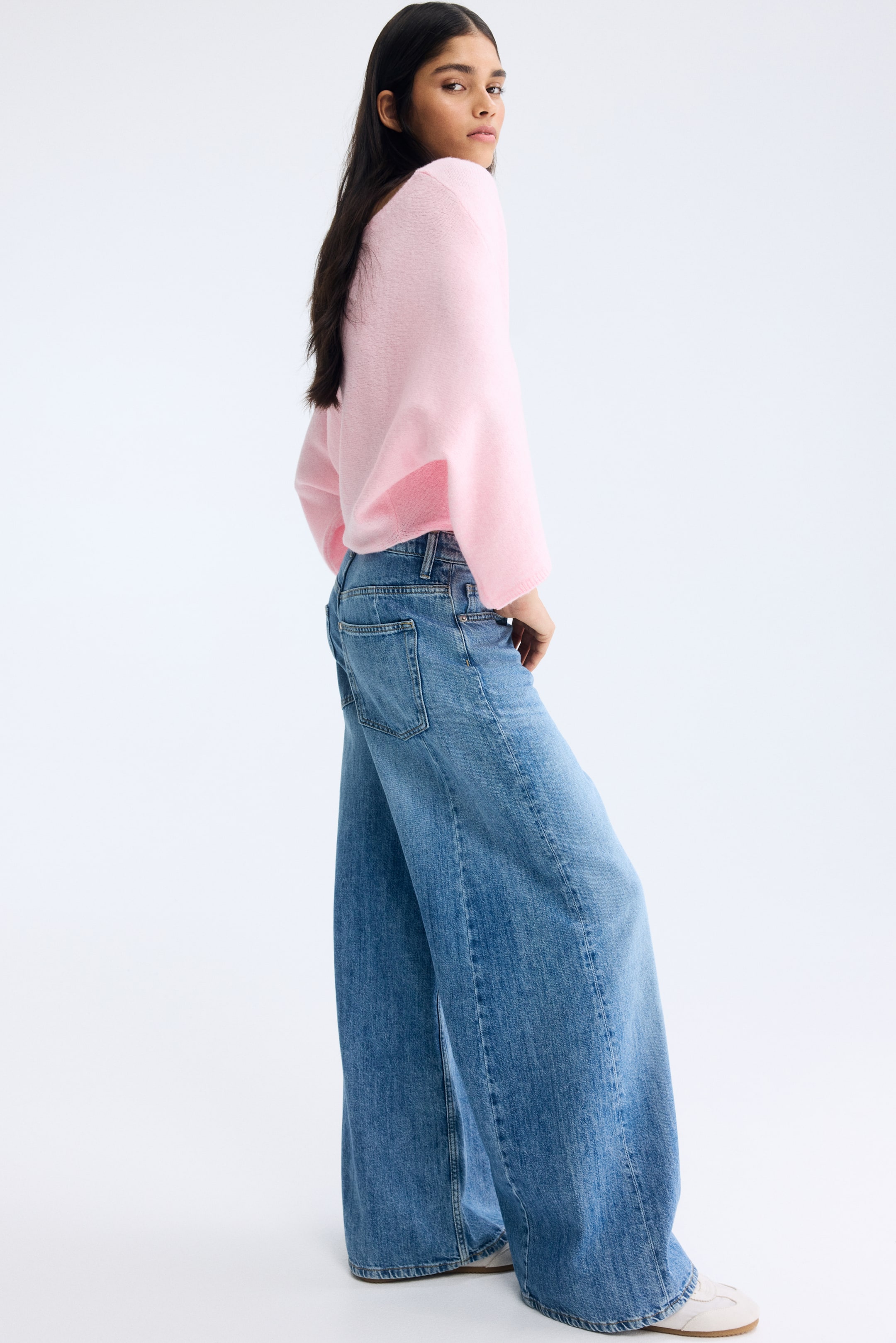 Prikaži veću sliku: Džemper sa šišmiš rukavima - Ružičasta - Ladies | H&M RS 2