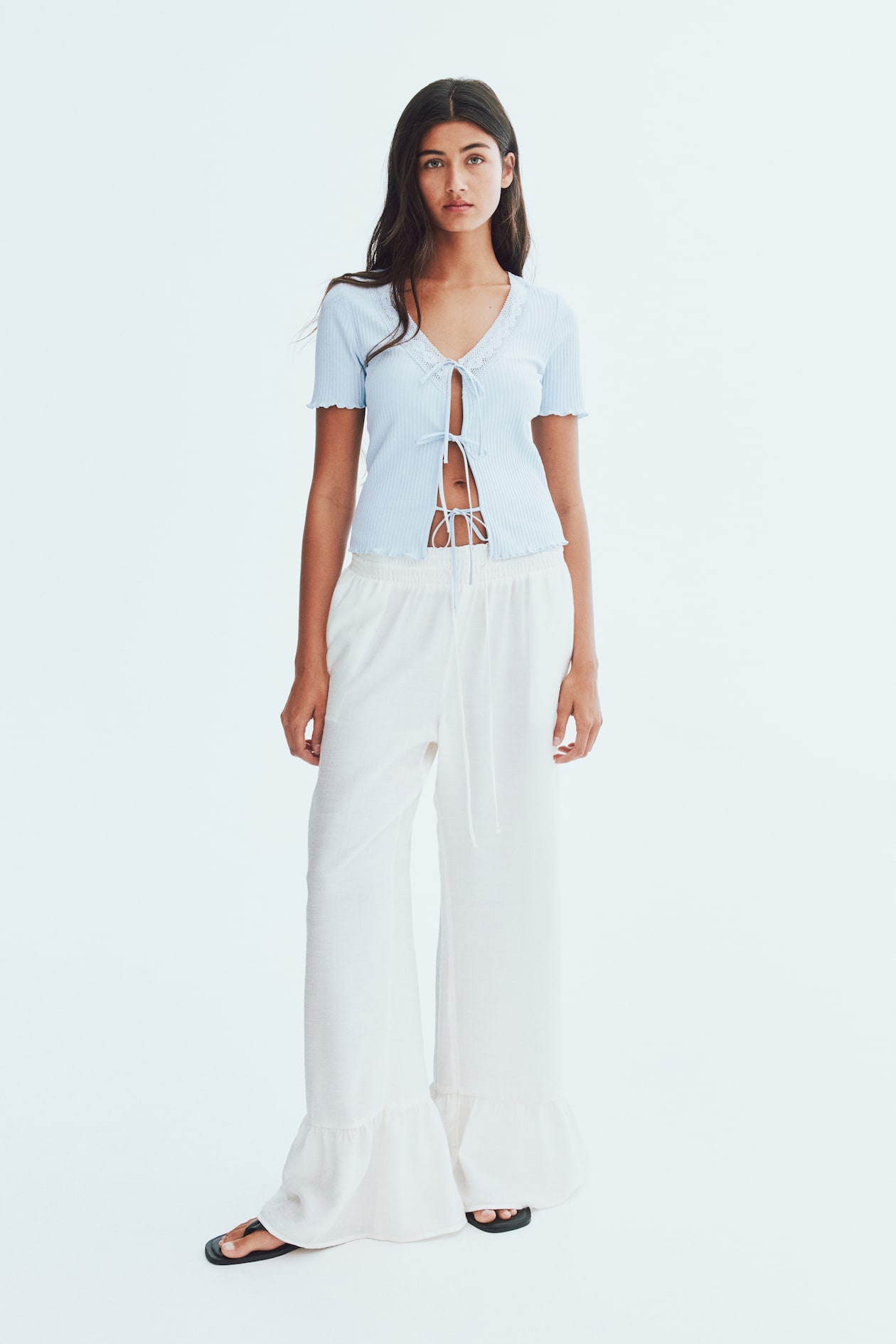 Tie-Front Top