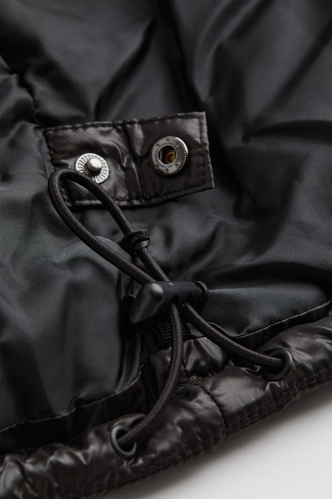 Water-repellent puffer jacket - Black - 2
